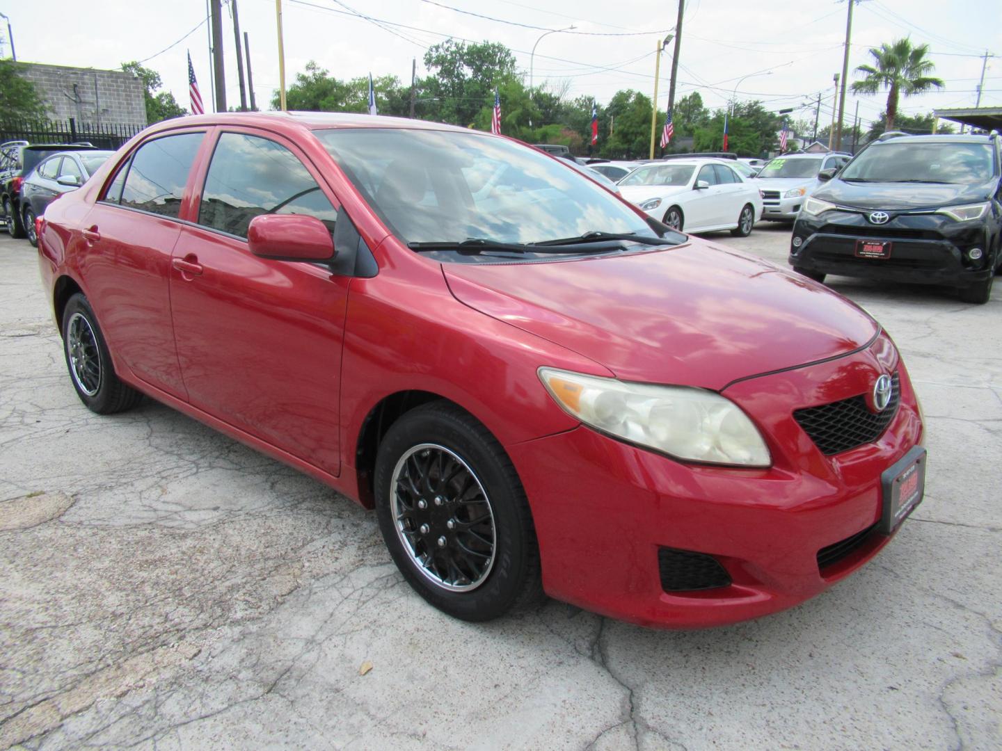 2009 Red /Tan Toyota Corolla Base 4-Speed AT (1NXBU40E09Z) with an 1.8L L4 DOHC 16V engine, Automatic Overdrive transmission, located at 1511 North Shepherd Dr., Houston, TX, 77008, (281) 657-1221, 29.798361, -95.412560 - 2009 TOYOTA COROLLA BASE-S-LE-XLEVIN: 1NXBU40E09Z063536SEDAN 4 DR1.8L I4 F DOHC 16VGASOLINEFRONT WHEEL DRIVE - Photo#18