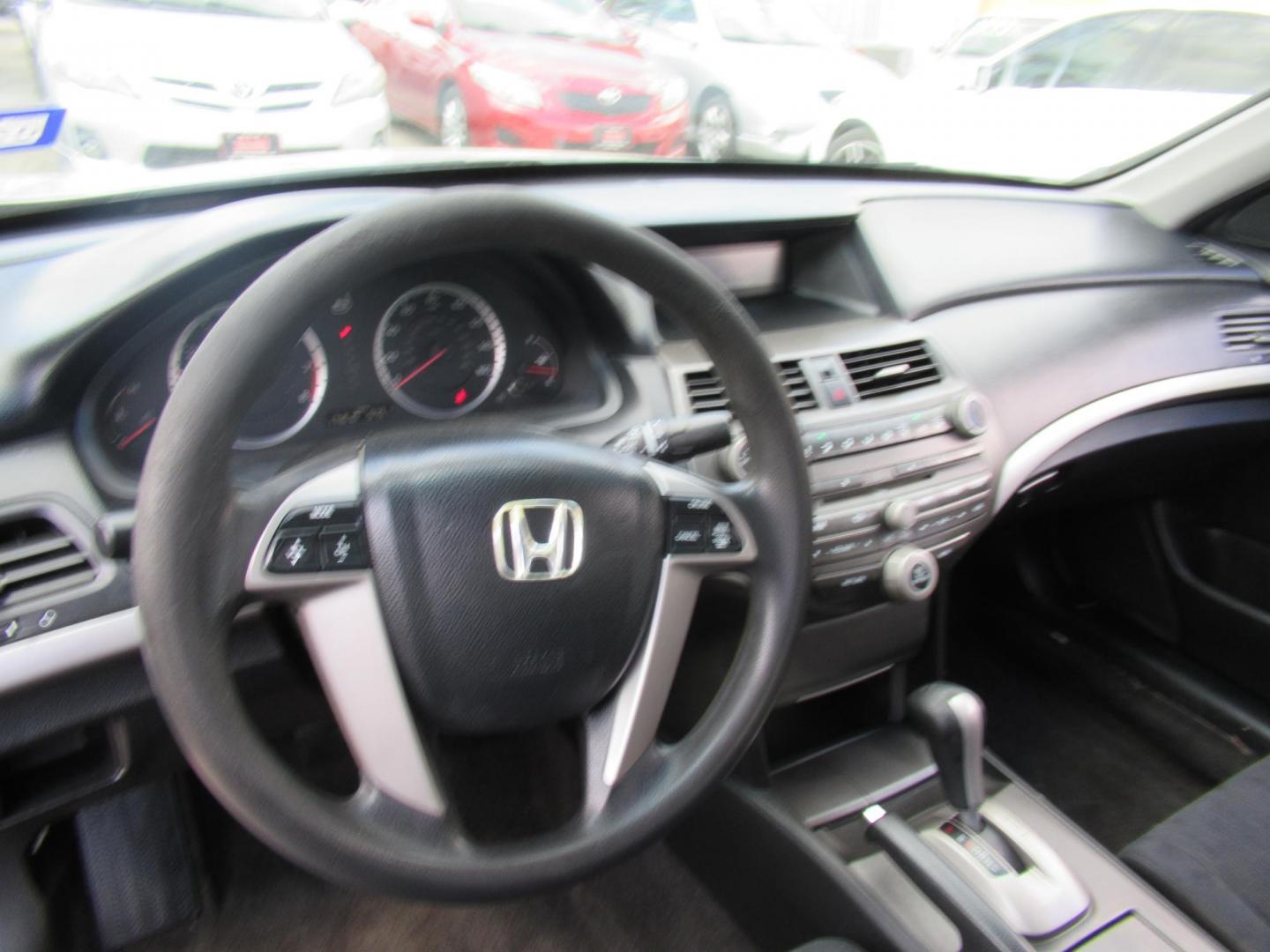 2012 Black /Black Honda Accord LX Sedan AT (1HGCP2F3XCA) with an 2.4L L4 DOHC 16V engine, Automatic transmission, located at 1511 North Shepherd Dr., Houston, TX, 77008, (281) 657-1221, 29.798361, -95.412560 - 2012 HONDA ACCORD LX VIN: 1HGCP2F3XCA209221 SEDAN 4 DR 2.4L I4 F DOHC 16V GASOLINE FRONT WHEEL DRIVE - Photo#7