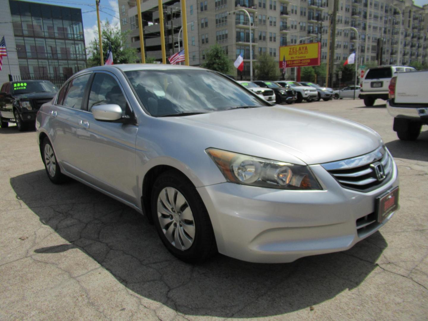 2012 Black /Black Honda Accord LX Sedan AT (1HGCP2F3XCA) with an 2.4L L4 DOHC 16V engine, Automatic transmission, located at 1511 North Shepherd Dr., Houston, TX, 77008, (281) 657-1221, 29.798361, -95.412560 - 2012 HONDA ACCORD LX VIN: 1HGCP2F3XCA209221 SEDAN 4 DR 2.4L I4 F DOHC 16V GASOLINE FRONT WHEEL DRIVE - Photo#23