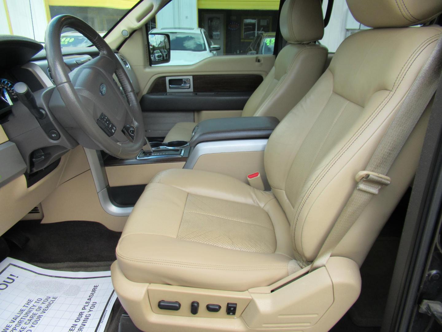 2013 Black /Tan Ford F-150 Lariat (1FTFW1CT3DK) with an 3.5 engine, Automatic transmission, located at 1511 North Shepherd Dr., Houston, TX, 77008, (281) 657-1221, 29.798361, -95.412560- Photo#1