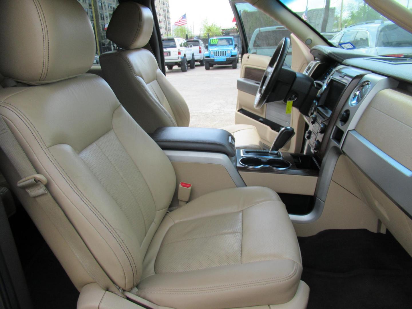2013 Black /Tan Ford F-150 Lariat (1FTFW1CT3DK) with an 3.5 engine, Automatic transmission, located at 1511 North Shepherd Dr., Houston, TX, 77008, (281) 657-1221, 29.798361, -95.412560- Photo#11