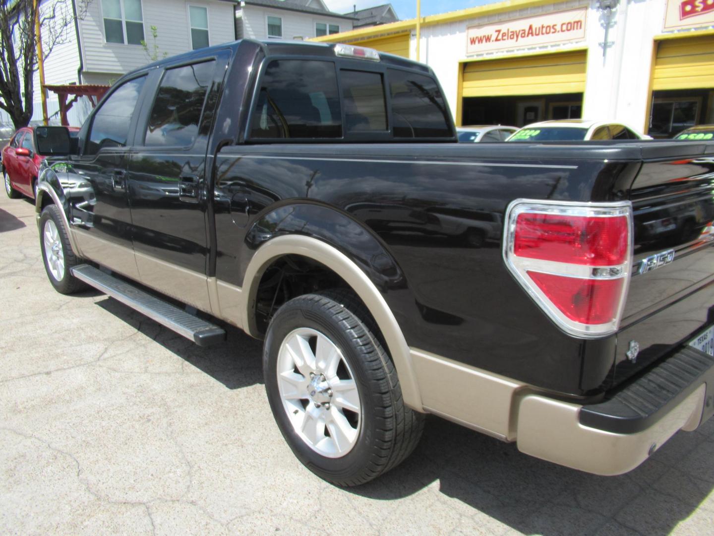 2013 Black /Tan Ford F-150 Lariat (1FTFW1CT3DK) with an 3.5 engine, Automatic transmission, located at 1511 North Shepherd Dr., Houston, TX, 77008, (281) 657-1221, 29.798361, -95.412560- Photo#14