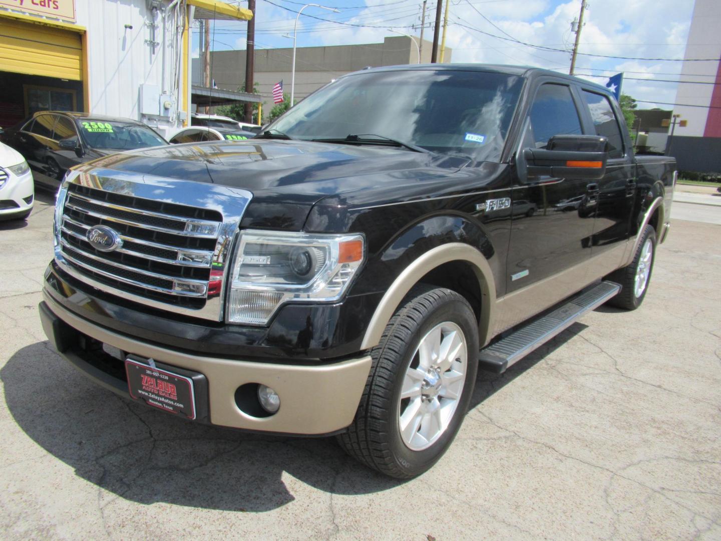 2013 Black /Tan Ford F-150 Lariat (1FTFW1CT3DK) with an 3.5 engine, Automatic transmission, located at 1511 North Shepherd Dr., Houston, TX, 77008, (281) 657-1221, 29.798361, -95.412560- Photo#18
