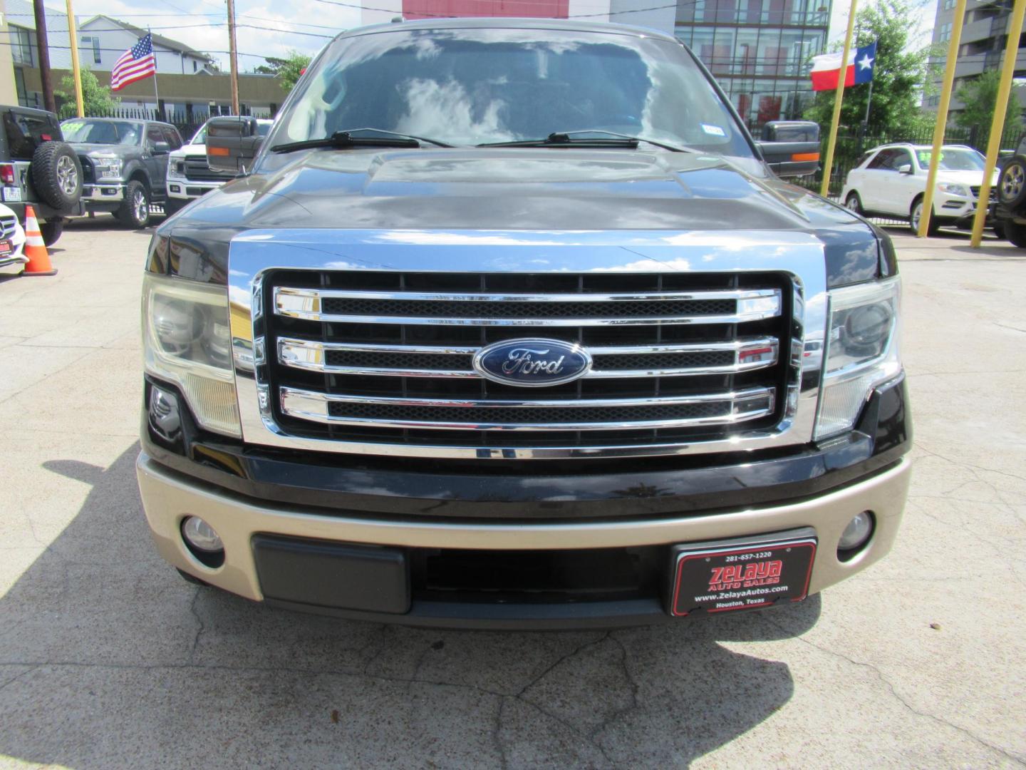 2013 Black /Tan Ford F-150 Lariat (1FTFW1CT3DK) with an 3.5 engine, Automatic transmission, located at 1511 North Shepherd Dr., Houston, TX, 77008, (281) 657-1221, 29.798361, -95.412560- Photo#19