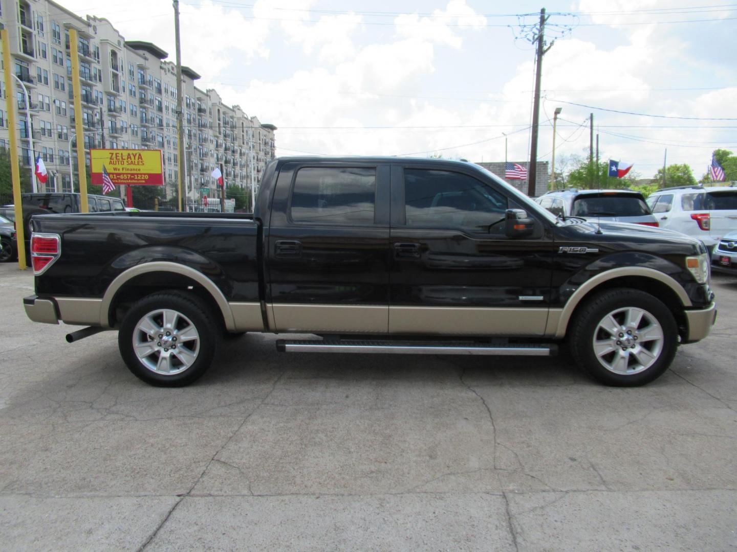 2013 Black /Tan Ford F-150 Lariat (1FTFW1CT3DK) with an 3.5 engine, Automatic transmission, located at 1511 North Shepherd Dr., Houston, TX, 77008, (281) 657-1221, 29.798361, -95.412560- Photo#21