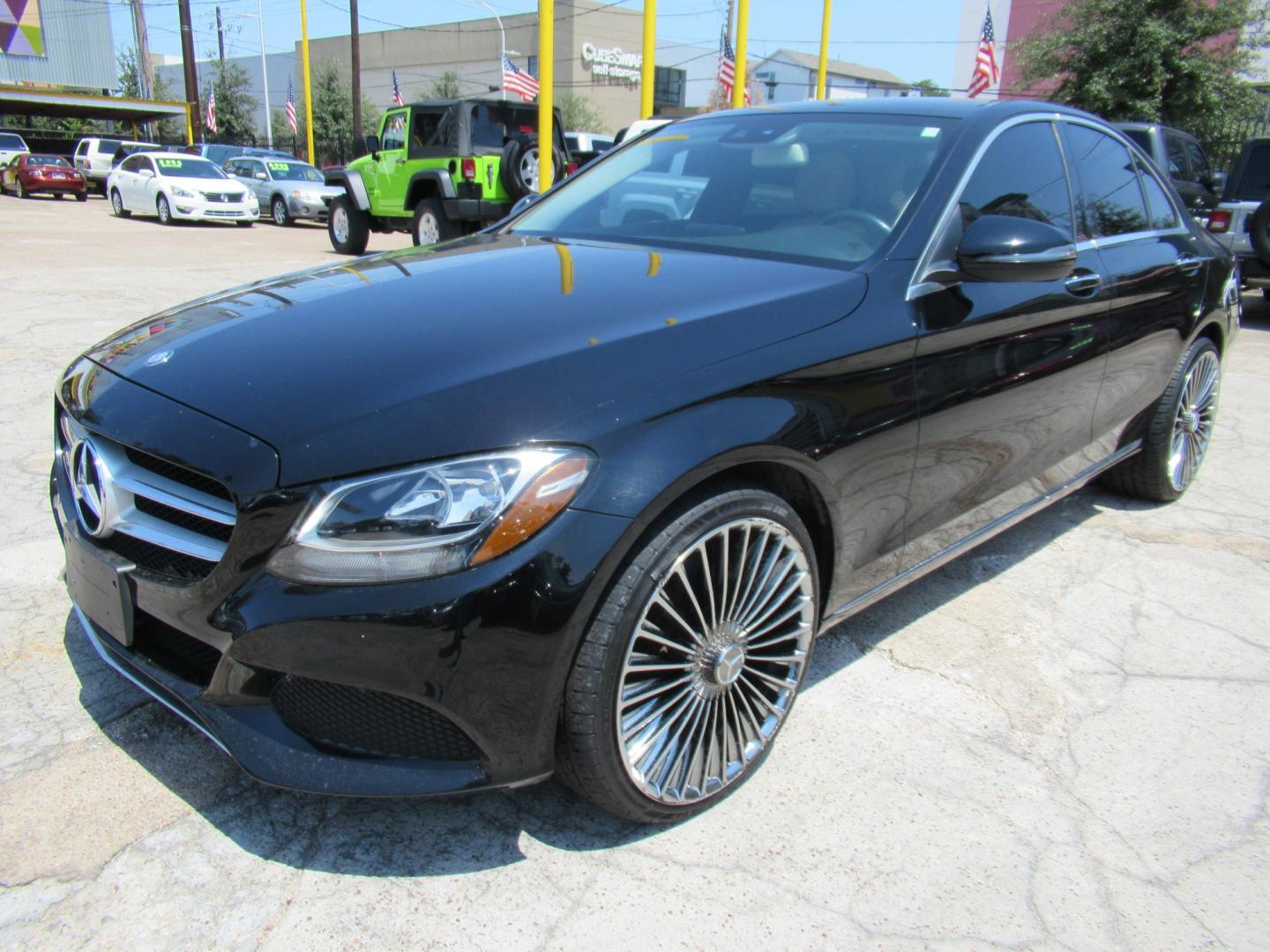 2016 Black /Black Mercedes-Benz C-Class C300 4MATIC Sedan (55SWF4KB6GU) with an 2.0L L4 DOHC 16V engine, 7A transmission, located at 1511 North Shepherd Dr., Houston, TX, 77008, (281) 657-1221, 29.798361, -95.412560 - 2016 MERCEDES-BENZ C-CLASS C 300 4MATIC VIN: 55SWF4KB6GU137937 5 5 S W F 4 K B 6 G U 1 3 7 9 3 7 SEDAN 4 DR 2.0L I4 F DOHC 16V GASOLINE ALL WHEEL DRIVE- Photo#23