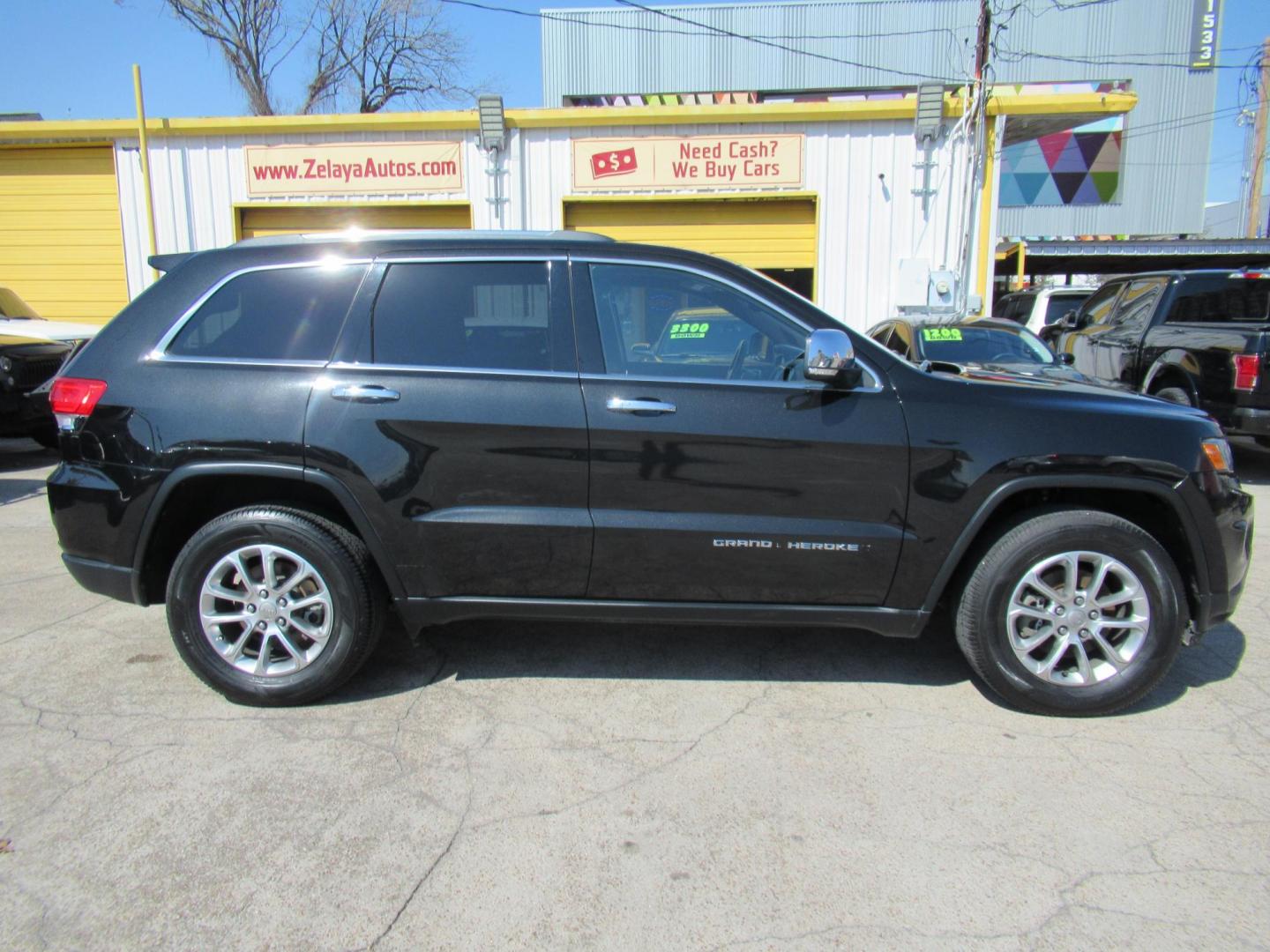 2014 Black /Black Jeep Grand Cherokee Limited 4WD (1C4RJFBG3EC) with an 3.6L V6 DOHC 24V engine, Automatic transmission, located at 1511 North Shepherd Dr., Houston, TX, 77008, (281) 657-1221, 29.798361, -95.412560 - 2014 JEEP GRAND CHEROKEE LIMITED VIN: 1C4RJFBG3EC152796 1 C 4 R J F B G 3 E C 1 5 2 7 9 6 4 DOOR WAGON/SPORT UTILITY 3.6L V6 F DOHC 24V GASOLINE REAR WHEEL DRIVE W/ 4X4 - Photo#0