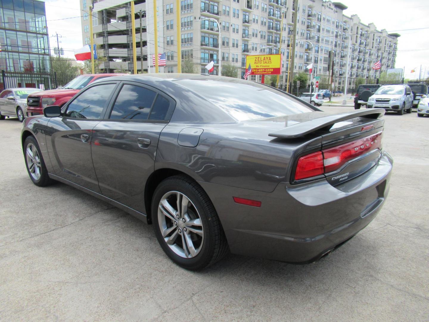 2014 Gray /Black Dodge Charger R/T AWD (2C3CDXDT2EH) with an 5.7L V8 OHV 16V engine, Automatic transmission, located at 1511 North Shepherd Dr., Houston, TX, 77008, (281) 657-1221, 29.798361, -95.412560 - 2014 DODGE CHARGER R/T VIN: 2C3CDXDT2EH167157 2 C 3 C D X D T 2 E H 1 6 7 1 5 7 SEDAN 4 DR 5.7L V8 F OHV 16V GASOLINE ALL WHEEL DRIVE - Photo#17