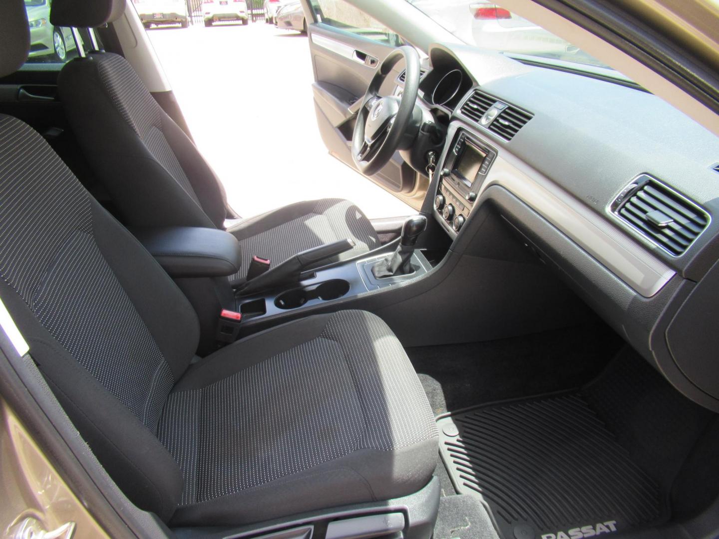 2016 Gold /Black Volkswagen Passat S 6A (1VWAS7A33GC) with an 1.8L L4 TURBO DIESEL engine, Automatic transmission, located at 1511 North Shepherd Dr., Houston, TX, 77008, (281) 657-1221, 29.798361, -95.412560 - 2016 VOLKSWAGEN PASSAT 1.8T S VIN: 1VWAS7A33GC027473 1 V W A S 7 A 3 3 G C 0 2 7 4 7 3 SEDAN 4 DR 1.8L I4 F DOHC 16V GASOLINE FRONT WHEEL DRIVE - Photo#15
