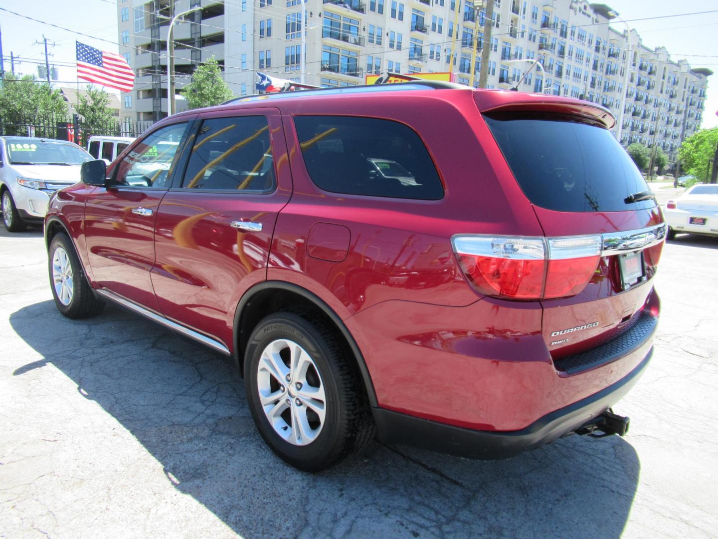 2013 Red /Black Dodge Durango Crew AWD (1C4RDJDGXDC) with an 3.6L V6 DOHC 24V engine, Automatic transmission, located at 1511 North Shepherd Dr., Houston, TX, 77008, (281) 657-1221, 29.798361, -95.412560 - 2013 DODGE DURANGO CREW VIN: 1C4RDJDGXDC601350 1 C 4 R D J D G X D C 6 0 1 3 5 0 4 DOOR WAGON/SPORT UTILITY 3.6L V6 F DOHC 24V GASOLINE ALL WHEEL DRIVE - Photo#25