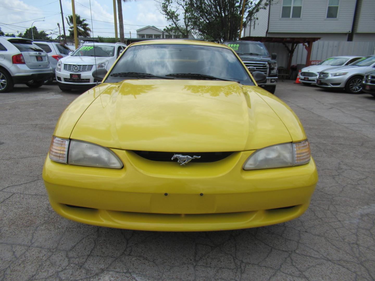 1998 Yellow /Gray Ford Mustang Coupe (1FAFP4044WF) with an 3.8L V6 OHV 12V engine, Manual transmission, located at 1511 North Shepherd Dr., Houston, TX, 77008, (281) 657-1221, 29.798361, -95.412560 - 1998 FORD MUSTANG VIN: 1FAFP4044WF252202 1 F A F P 4 0 4 4 W F 2 5 2 2 0 2 COUPE 3.8L V6 F GASOLINE REAR WHEEL DRIVE - Photo#22