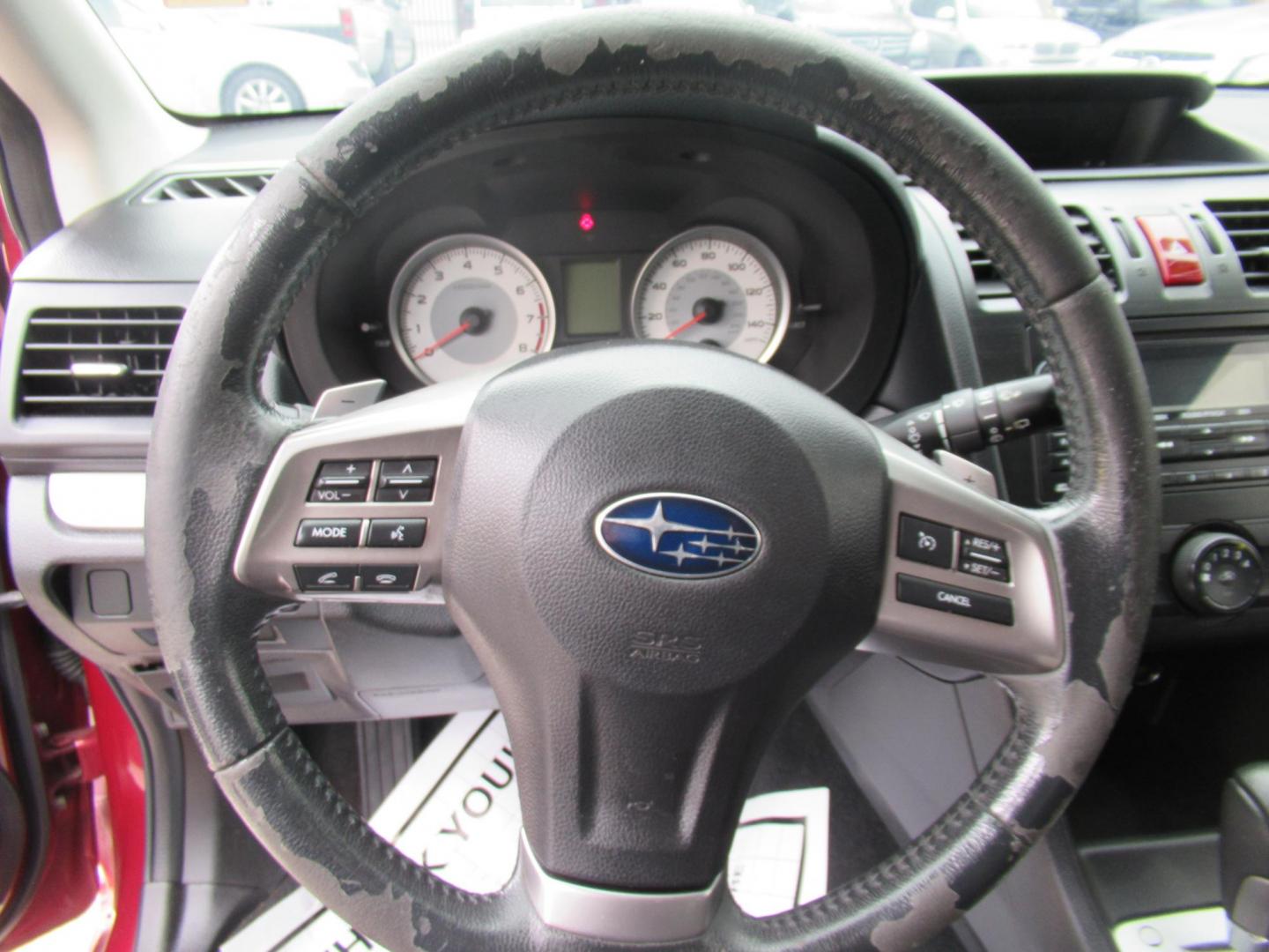 2014 Red /Black Subaru Impreza 2.0i Sport Premium (JF1GPAL60E8) with an 2.0L H4 DOHC 16V engine, Automatic transmission, located at 1511 North Shepherd Dr., Houston, TX, 77008, (281) 657-1221, 29.798361, -95.412560 - 2014 SUBARU IMPREZA 2.0I SPORT PREMIUM VIN: JF1GPAL60E8257433 J F 1 G P A L 6 0 E 8 2 5 7 4 3 3 WAGON 4 DR 2.0L H4 F SOHC 16V GASOLINE ALL WHEEL DRIVE - Photo#3