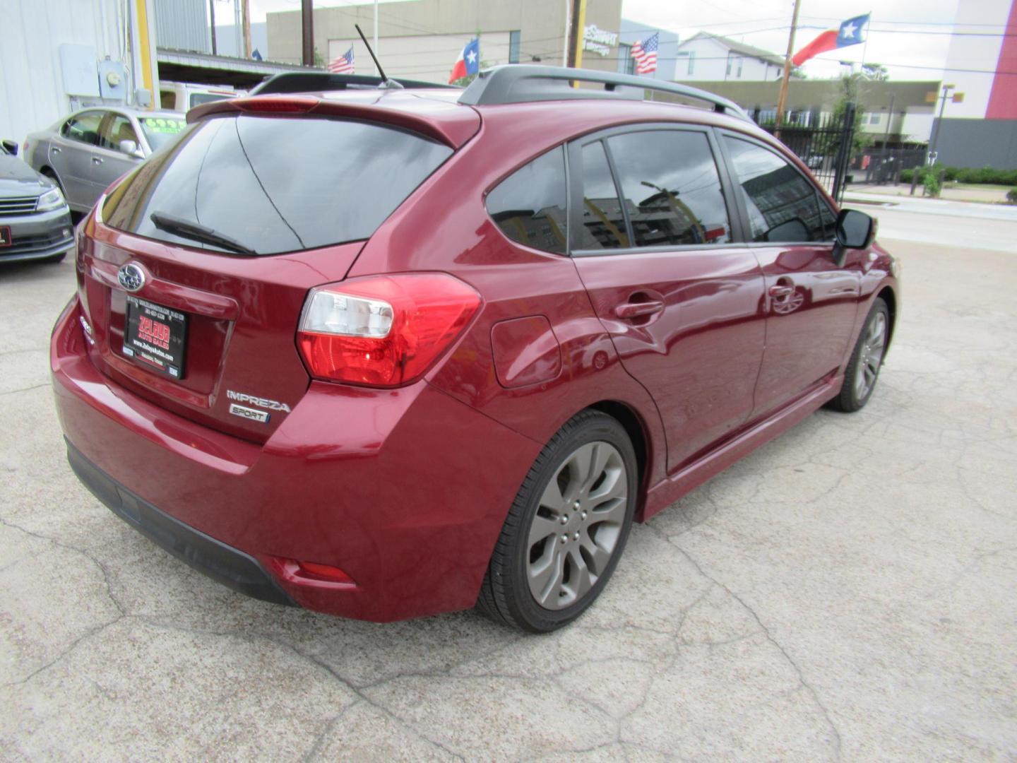 2014 Red /Black Subaru Impreza 2.0i Sport Premium (JF1GPAL60E8) with an 2.0L H4 DOHC 16V engine, Automatic transmission, located at 1511 North Shepherd Dr., Houston, TX, 77008, (281) 657-1221, 29.798361, -95.412560 - 2014 SUBARU IMPREZA 2.0I SPORT PREMIUM VIN: JF1GPAL60E8257433 J F 1 G P A L 6 0 E 8 2 5 7 4 3 3 WAGON 4 DR 2.0L H4 F SOHC 16V GASOLINE ALL WHEEL DRIVE - Photo#19