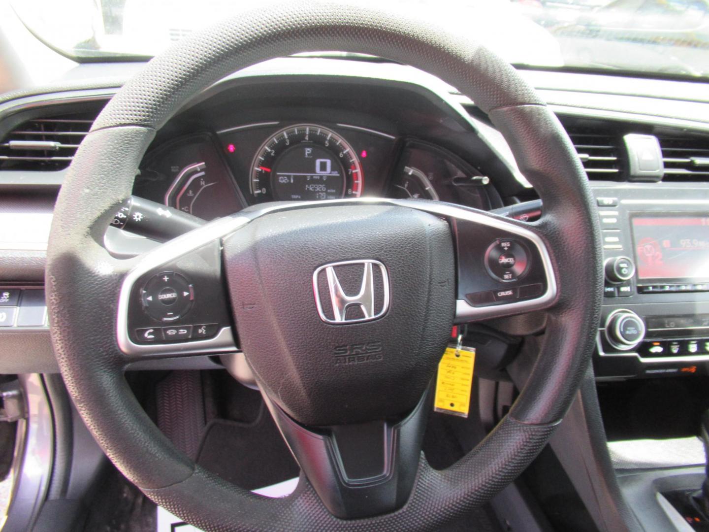 2017 Gray /Black Honda Civic LX Sedan CVT (19XFC2F51HE) with an 2.0L L4 DOHC 16V engine, CVT transmission, located at 1511 North Shepherd Dr., Houston, TX, 77008, (281) 657-1221, 29.798361, -95.412560 - 2017 HONDA CIVIC LX VIN: 19XFC2F51HE036413 1 9 X F C 2 F 5 1 H E 0 3 6 4 1 3 SEDAN 4 DR 2.0L I4 F DOHC 16V GASOLINE FRONT WHEEL DRIVE - Photo#2