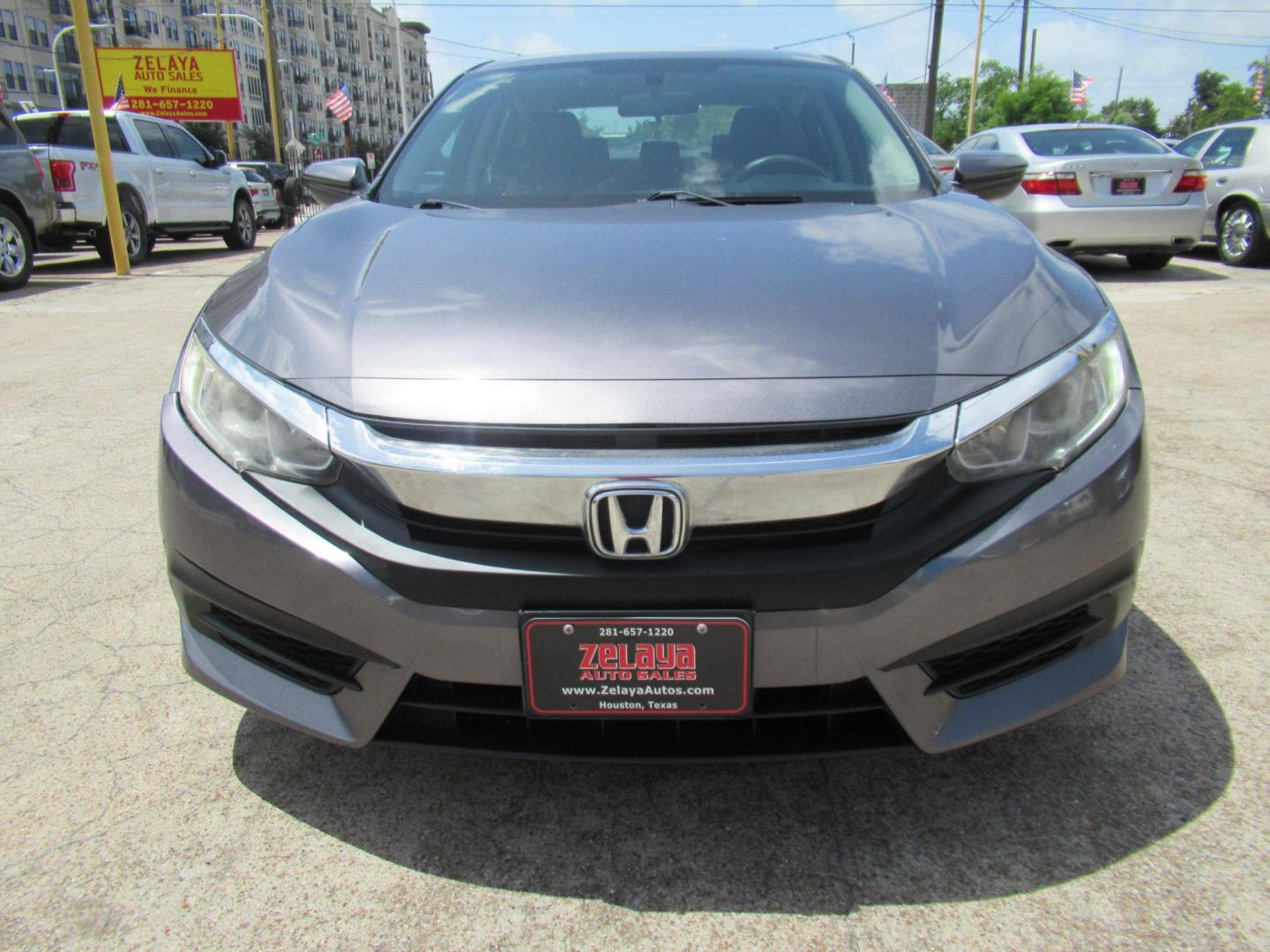2017 Gray /Black Honda Civic LX Sedan CVT (19XFC2F51HE) with an 2.0L L4 DOHC 16V engine, CVT transmission, located at 1511 North Shepherd Dr., Houston, TX, 77008, (281) 657-1221, 29.798361, -95.412560 - 2017 HONDA CIVIC LX VIN: 19XFC2F51HE036413 1 9 X F C 2 F 5 1 H E 0 3 6 4 1 3 SEDAN 4 DR 2.0L I4 F DOHC 16V GASOLINE FRONT WHEEL DRIVE - Photo#18