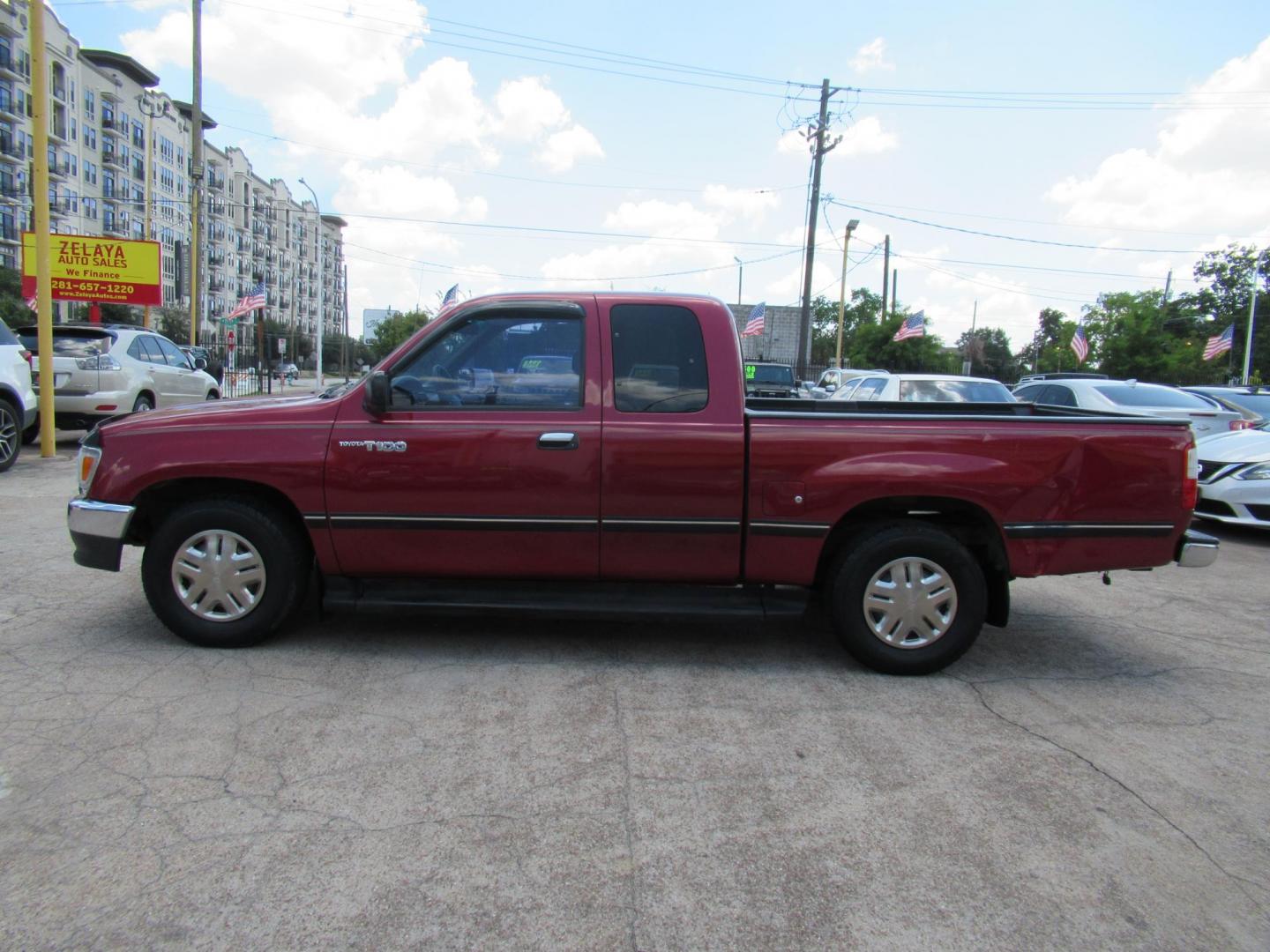 1996 Red /Tan Toyota T100 Xtracab 2WD (JT4TN12D9T0) with an 3.4L V6 DOHC 24V engine, Manual transmission, located at 1511 North Shepherd Dr., Houston, TX, 77008, (281) 657-1221, 29.798361, -95.412560 - 1996 TOYOTA T100 DX VIN: JT4TN12D9T0027125 J T 4 T N 1 2 D 9 T 0 0 2 7 1 2 5 CLUB CAB PICKUP 3.4L V6 F DOHC 24V GASOLINE REAR WHEEL DRIVE - Photo#20
