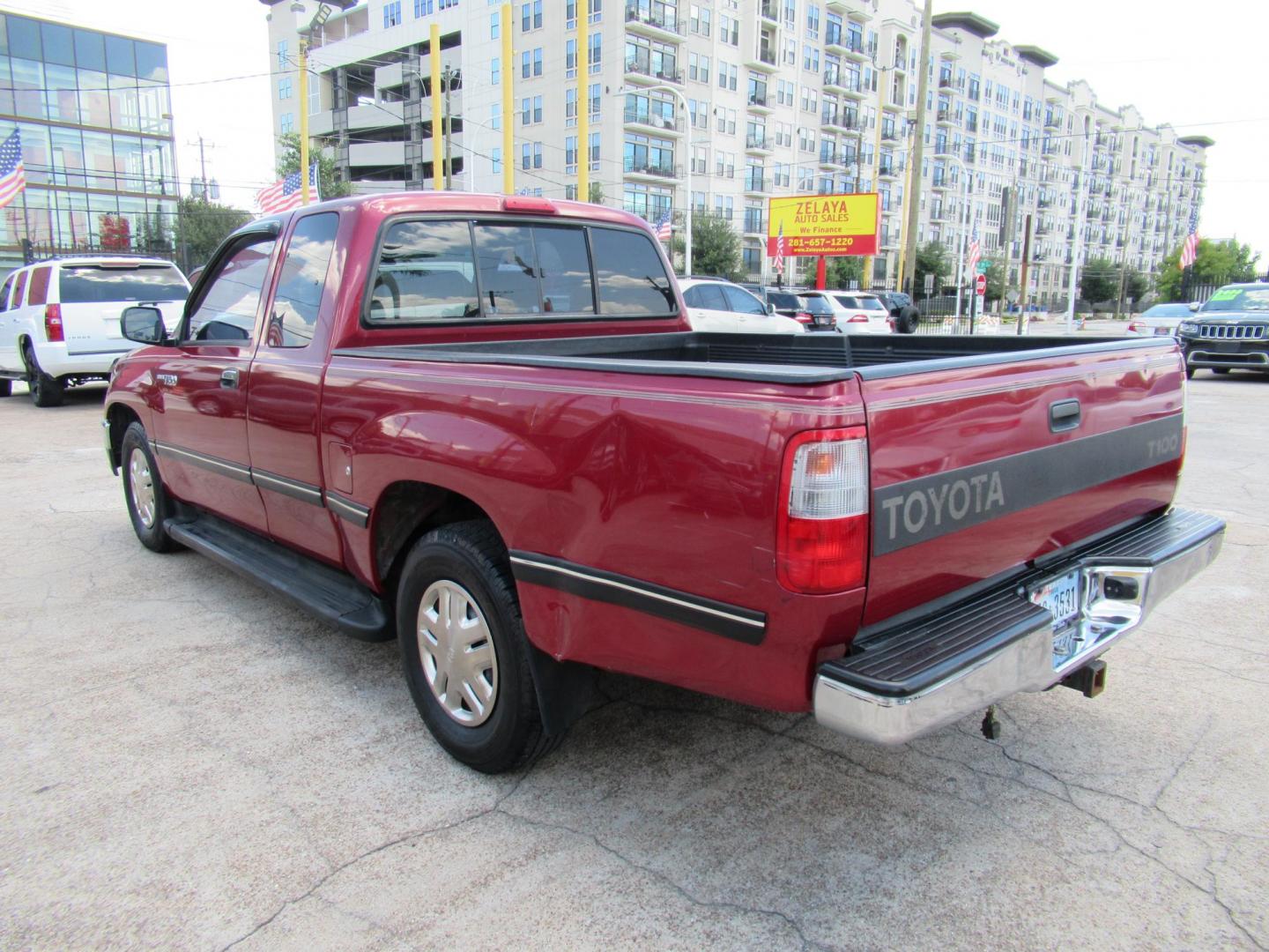 1996 Red /Tan Toyota T100 Xtracab 2WD (JT4TN12D9T0) with an 3.4L V6 DOHC 24V engine, Manual transmission, located at 1511 North Shepherd Dr., Houston, TX, 77008, (281) 657-1221, 29.798361, -95.412560 - 1996 TOYOTA T100 DX VIN: JT4TN12D9T0027125 J T 4 T N 1 2 D 9 T 0 0 2 7 1 2 5 CLUB CAB PICKUP 3.4L V6 F DOHC 24V GASOLINE REAR WHEEL DRIVE - Photo#21