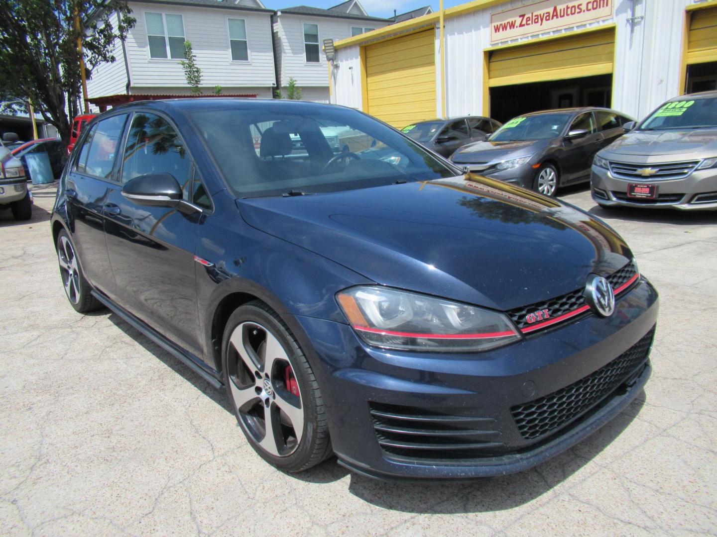 2017 BLUE /BLACK Volkswagen Golf GTI S 6M 4-Door (3VW547AU0HM) with an 2.0L L4 DOHC 16V TURBO engine, 6M transmission, located at 1511 North Shepherd Dr., Houston, TX, 77008, (281) 657-1221, 29.798361, -95.412560 - 2017 VOLKSWAGEN GOLF GTI SPORT VIN: 3VW547AU0HM041240 3 V W 5 4 7 A U 0 H M 0 4 1 2 4 0 HATCHBACK 4 DR 2L I4 F DOHC 16V GASOLINE FRONT WHEEL DRIVE - Photo#25