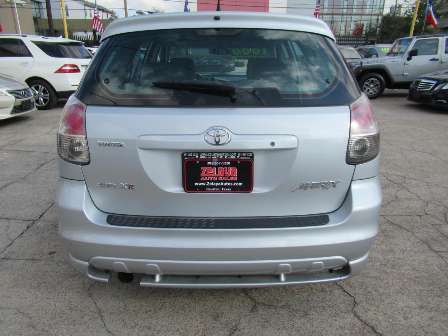 2005 Silver /Black Toyota Matrix 4WD (2T1LR32E25C) with an 1.8L L4 DOHC 16V engine, 4-Speed Automatic Overdrive transmission, located at 1511 North Shepherd Dr., Houston, TX, 77008, (281) 657-1221, 29.798361, -95.412560 - 2005 TOYOTA MATRIX XR VIN: 2T1LR32E25C457693 2 T 1 L R 3 2 E 2 5 C 4 5 7 6 9 3 HATCHBACK 4 DR 1.8L I4 F DOHC 16V GASOLINE ALL WHEEL DRIVE- Photo#14