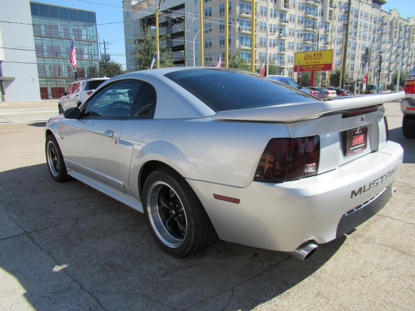 2001 Silver /Black Ford Mustang Bullitt GT (1FAFP42X31F) with an 4.6L V8 SOHC 16V engine, Automatic transmission, located at 1511 North Shepherd Dr., Houston, TX, 77008, (281) 657-1221, 29.798361, -95.412560 - 2001 FORD MUSTANG GT VIN: 1FAFP42X31F216064 1 F A F P 4 2 X 3 1 F 2 1 6 0 6 4 COUPE 4.6L V8 F SOHC 16V GASOLINE REAR WHEEL DRIVE - Photo#12