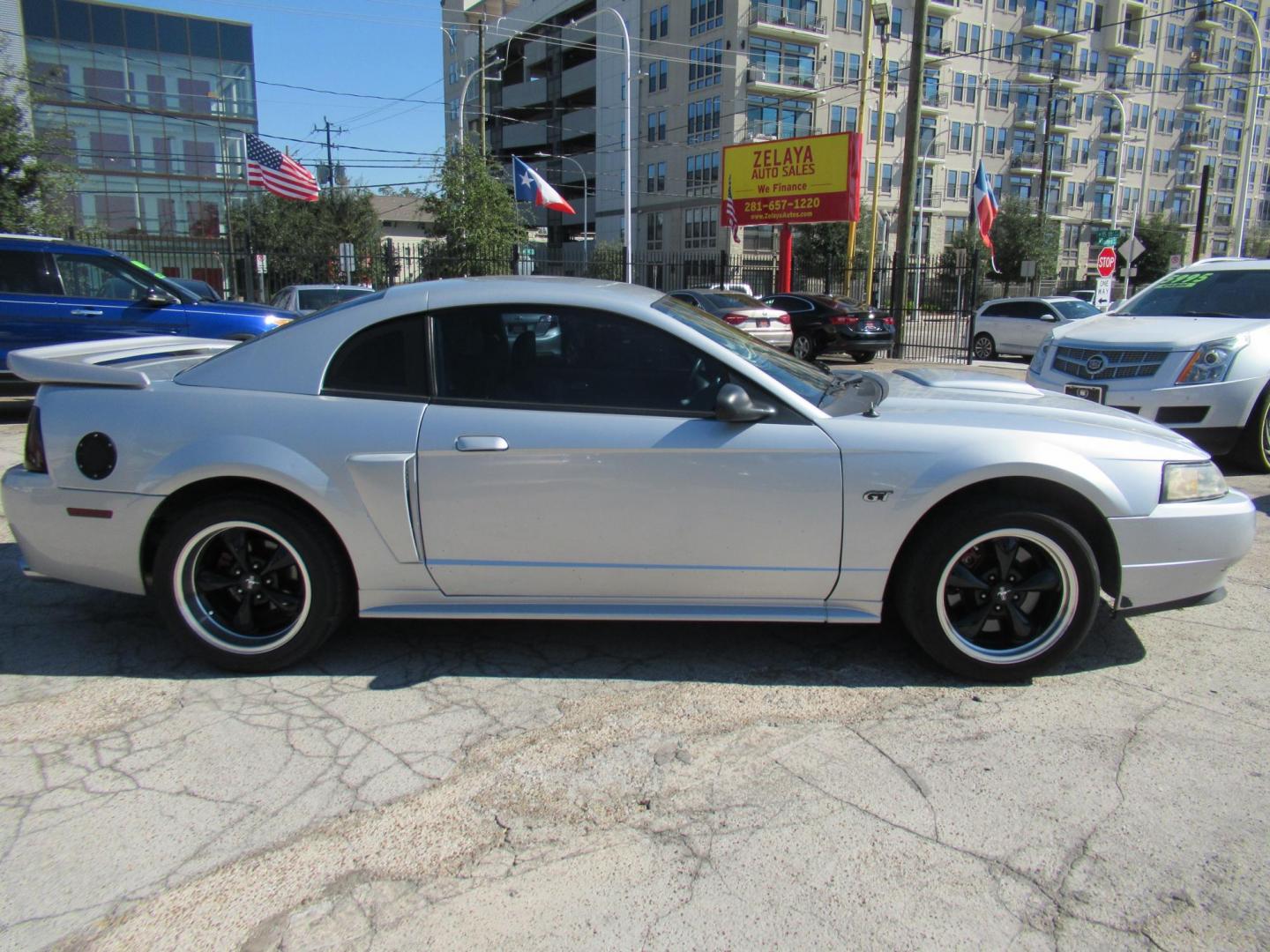 2001 Silver /Black Ford Mustang Bullitt GT (1FAFP42X31F) with an 4.6L V8 SOHC 16V engine, Automatic transmission, located at 1511 North Shepherd Dr., Houston, TX, 77008, (281) 657-1221, 29.798361, -95.412560 - 2001 FORD MUSTANG GT VIN: 1FAFP42X31F216064 1 F A F P 4 2 X 3 1 F 2 1 6 0 6 4 COUPE 4.6L V8 F SOHC 16V GASOLINE REAR WHEEL DRIVE - Photo#22