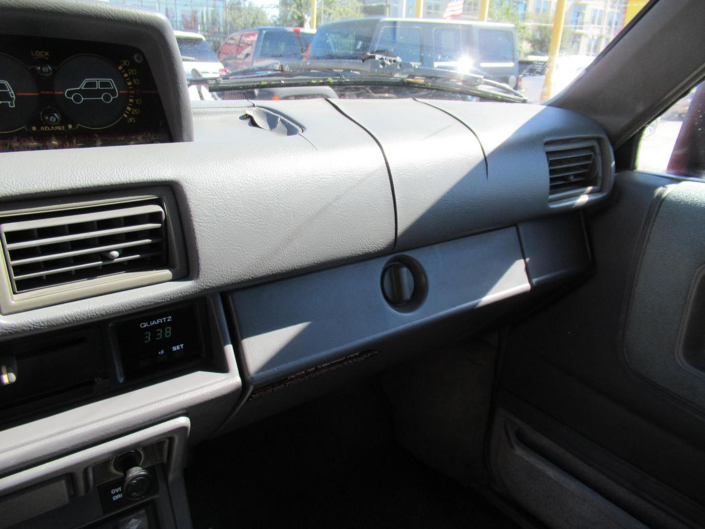 1987 Red /GRAY Toyota 4Runner SR5 4WD (JT3RN67W9H0) with an 2.4L L4 SOHC 8V engine, Automatic transmission, located at 1511 North Shepherd Dr., Houston, TX, 77008, (281) 657-1221, 29.798361, -95.412560 - 1987 TOYOTA 4RUNNER SR5 TURBO VIN: JT3RN67W9H0179337 J T 3 R N 6 7 W 9 H 0 1 7 9 3 3 7 UTILITY (BLAZER, JIMMY, SCOUT, ETC.) 2.4L I4 F GASOLINE WOW WHAT A GEM! ONE OWNER CLASSIC FRESH PAINT AUTOMATIC TURBO! ORIGINAL MILES FACTORY CHROME BUMPERS INTACT ALTIMETER ORIGINAL RADIO ELECTRONIC D - Photo#4