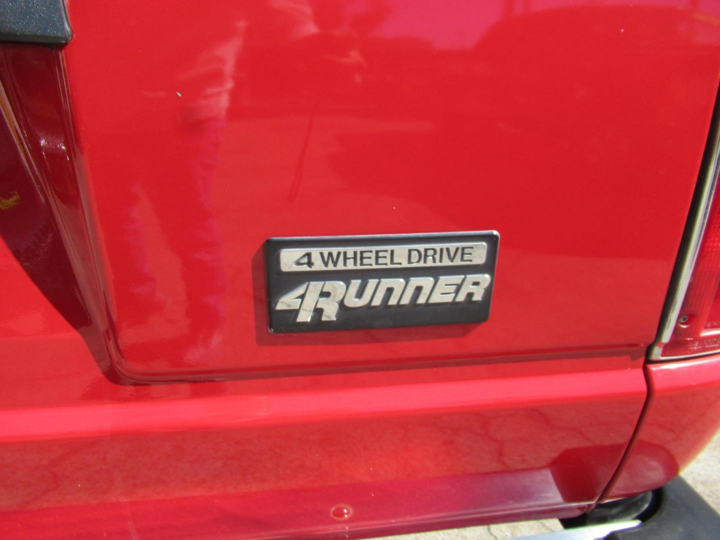 1987 Red /GRAY Toyota 4Runner SR5 4WD (JT3RN67W9H0) with an 2.4L L4 SOHC 8V engine, Automatic transmission, located at 1511 North Shepherd Dr., Houston, TX, 77008, (281) 657-1221, 29.798361, -95.412560 - 1987 TOYOTA 4RUNNER SR5 TURBO VIN: JT3RN67W9H0179337 J T 3 R N 6 7 W 9 H 0 1 7 9 3 3 7 UTILITY (BLAZER, JIMMY, SCOUT, ETC.) 2.4L I4 F GASOLINE WOW WHAT A GEM! ONE OWNER CLASSIC FRESH PAINT AUTOMATIC TURBO! ORIGINAL MILES FACTORY CHROME BUMPERS INTACT ALTIMETER ORIGINAL RADIO ELECTRONIC D - Photo#29