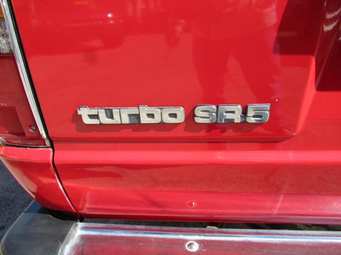 1987 Red /GRAY Toyota 4Runner SR5 4WD (JT3RN67W9H0) with an 2.4L L4 SOHC 8V engine, Automatic transmission, located at 1511 North Shepherd Dr., Houston, TX, 77008, (281) 657-1221, 29.798361, -95.412560 - 1987 TOYOTA 4RUNNER SR5 TURBO VIN: JT3RN67W9H0179337 J T 3 R N 6 7 W 9 H 0 1 7 9 3 3 7 UTILITY (BLAZER, JIMMY, SCOUT, ETC.) 2.4L I4 F GASOLINE WOW WHAT A GEM! ONE OWNER CLASSIC FRESH PAINT AUTOMATIC TURBO! ORIGINAL MILES FACTORY CHROME BUMPERS INTACT ALTIMETER ORIGINAL RADIO ELECTRONIC D - Photo#30