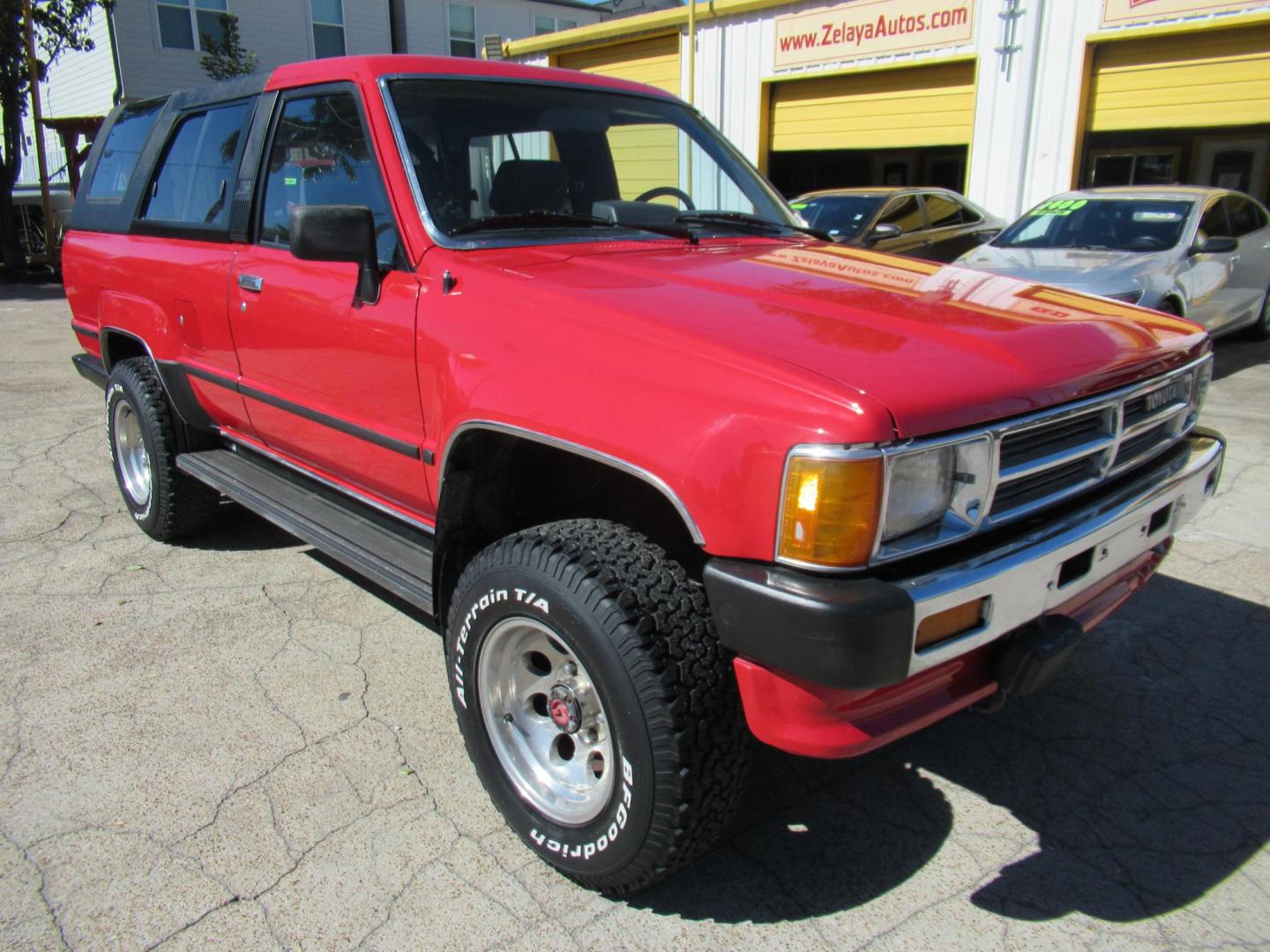 1987 Red /GRAY Toyota 4Runner SR5 4WD (JT3RN67W9H0) with an 2.4L L4 SOHC 8V engine, Automatic transmission, located at 1511 North Shepherd Dr., Houston, TX, 77008, (281) 657-1221, 29.798361, -95.412560 - 1987 TOYOTA 4RUNNER SR5 TURBO VIN: JT3RN67W9H0179337 J T 3 R N 6 7 W 9 H 0 1 7 9 3 3 7 UTILITY (BLAZER, JIMMY, SCOUT, ETC.) 2.4L I4 F GASOLINE WOW WHAT A GEM! ONE OWNER CLASSIC FRESH PAINT AUTOMATIC TURBO! ORIGINAL MILES FACTORY CHROME BUMPERS INTACT ALTIMETER ORIGINAL RADIO ELECTRONIC D - Photo#33