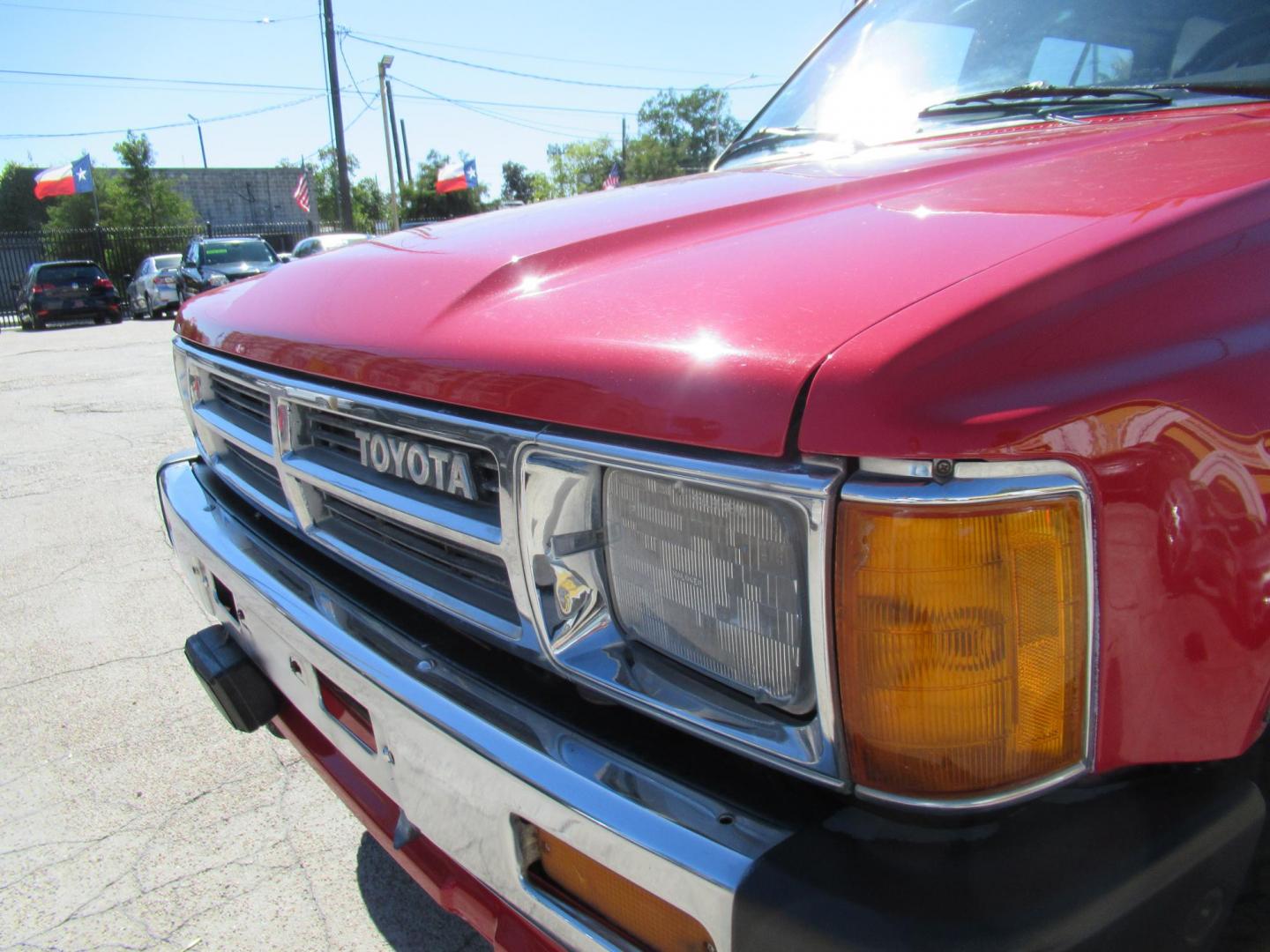 1987 Red /GRAY Toyota 4Runner SR5 4WD (JT3RN67W9H0) with an 2.4L L4 SOHC 8V engine, Automatic transmission, located at 1511 North Shepherd Dr., Houston, TX, 77008, (281) 657-1221, 29.798361, -95.412560 - 1987 TOYOTA 4RUNNER SR5 TURBO VIN: JT3RN67W9H0179337 J T 3 R N 6 7 W 9 H 0 1 7 9 3 3 7 UTILITY (BLAZER, JIMMY, SCOUT, ETC.) 2.4L I4 F GASOLINE WOW WHAT A GEM! ONE OWNER CLASSIC FRESH PAINT AUTOMATIC TURBO! ORIGINAL MILES FACTORY CHROME BUMPERS INTACT ALTIMETER ORIGINAL RADIO ELECTRONIC D - Photo#36