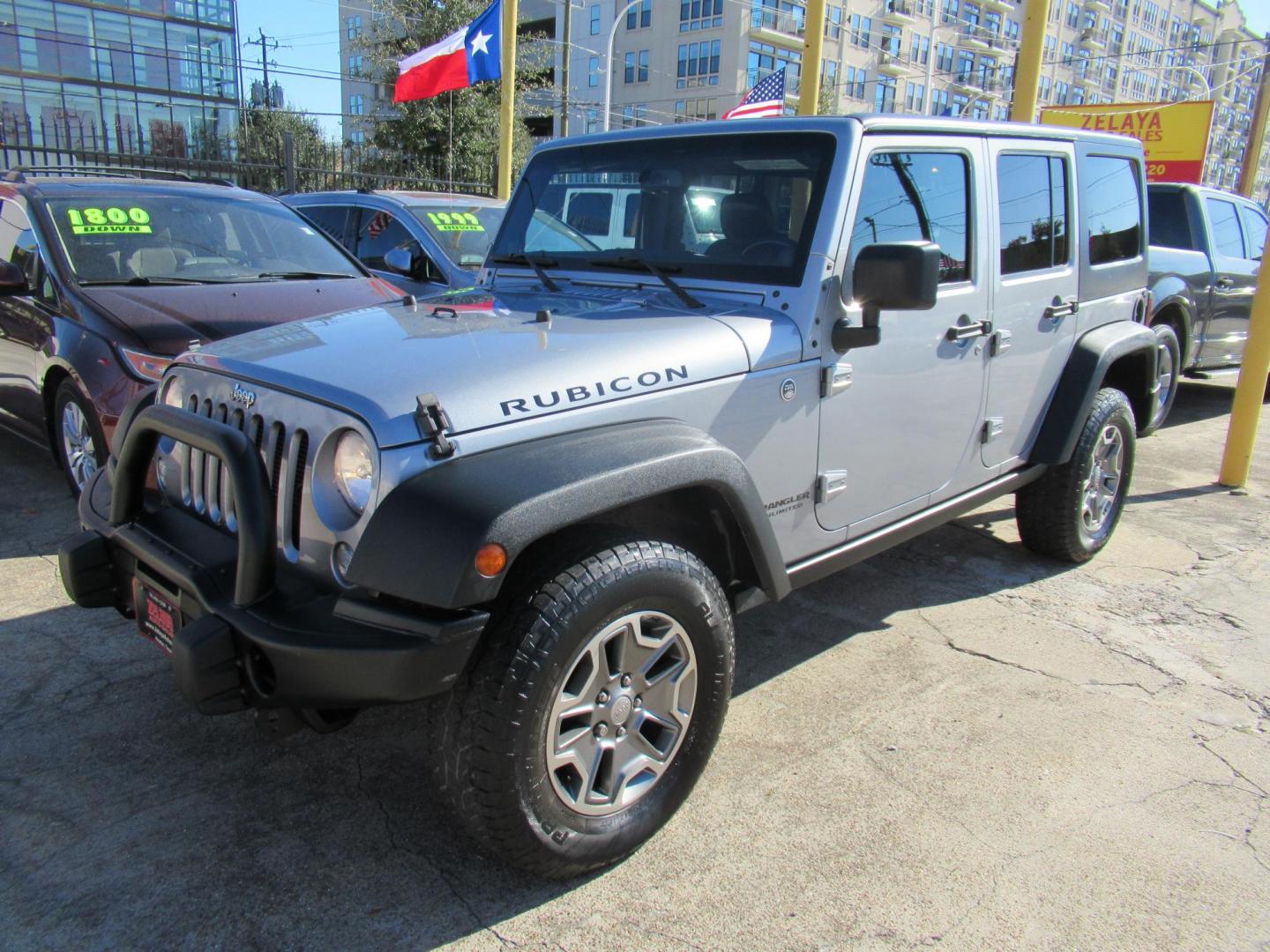 2014 Silver /Black Jeep Wrangler Unlimited Rubicon 4WD (1C4BJWFG2EL) with an 3.6L V6 DOHC 24V FFV engine, Automatic transmission, located at 1511 North Shepherd Dr., Houston, TX, 77008, (281) 657-1221, 29.798361, -95.412560 - 2014 JEEP WRANGLER UNLIMITED RUBICON VIN: 1C4BJWFG2EL325106 1 C 4 B J W F G 2 E L 3 2 5 1 0 6 4 DOOR WAGON/SPORT UTILITY 3.6L V6 F DOHC 24V GASOLINE REAR WHEEL DRIVE W/ 4X4 - Photo#23