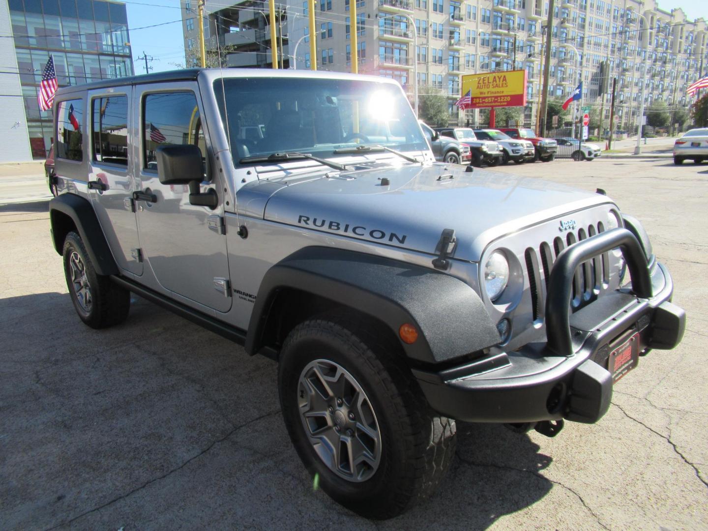 2014 Silver /Black Jeep Wrangler Unlimited Rubicon 4WD (1C4BJWFG2EL) with an 3.6L V6 DOHC 24V FFV engine, Automatic transmission, located at 1511 North Shepherd Dr., Houston, TX, 77008, (281) 657-1221, 29.798361, -95.412560 - 2014 JEEP WRANGLER UNLIMITED RUBICON VIN: 1C4BJWFG2EL325106 1 C 4 B J W F G 2 E L 3 2 5 1 0 6 4 DOOR WAGON/SPORT UTILITY 3.6L V6 F DOHC 24V GASOLINE REAR WHEEL DRIVE W/ 4X4 - Photo#33