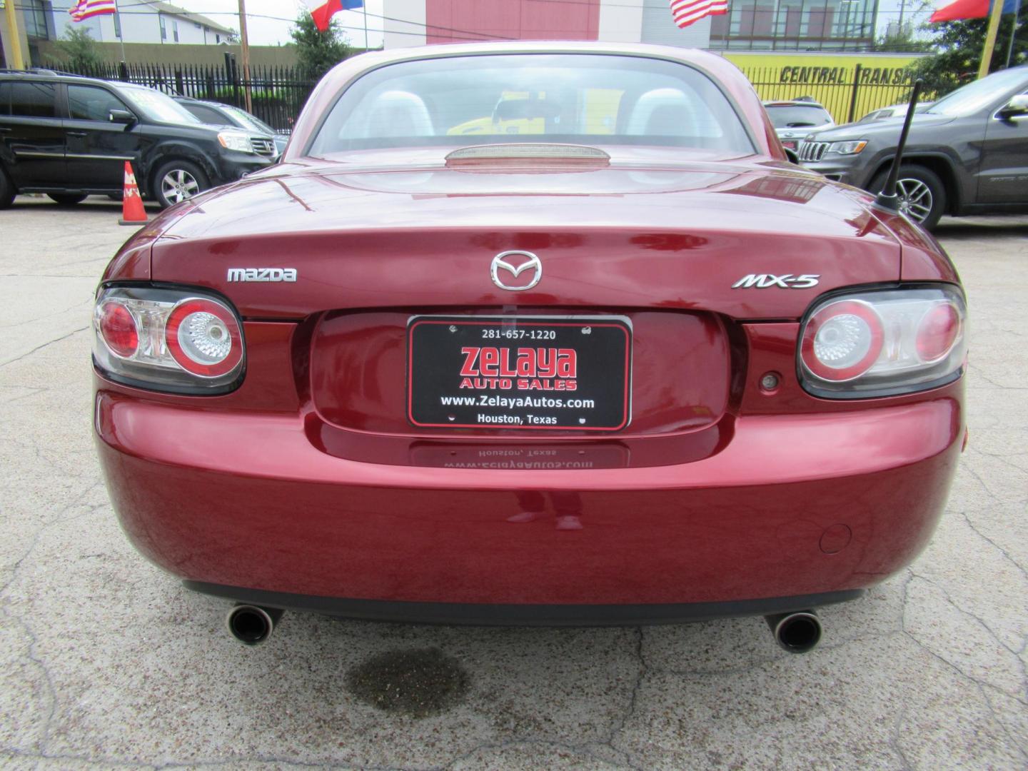 2008 Red /Brown Mazda MX-5 Miata Grand Touring Power Retractable Hardtop (JM1NC26F780) with an 2.0L L4 DOHC 16V engine, Automatic transmission, located at 1511 North Shepherd Dr., Houston, TX, 77008, (281) 657-1221, 29.798361, -95.412560 - 2008 Mazda MX-5 Miata Grand Touring 161,876 mi VIN: JM1NC26F780145276 Vehicle Details Convertible 2.0L I4 F DOHC 16V Gasoline Rear wheel drive- Photo#22