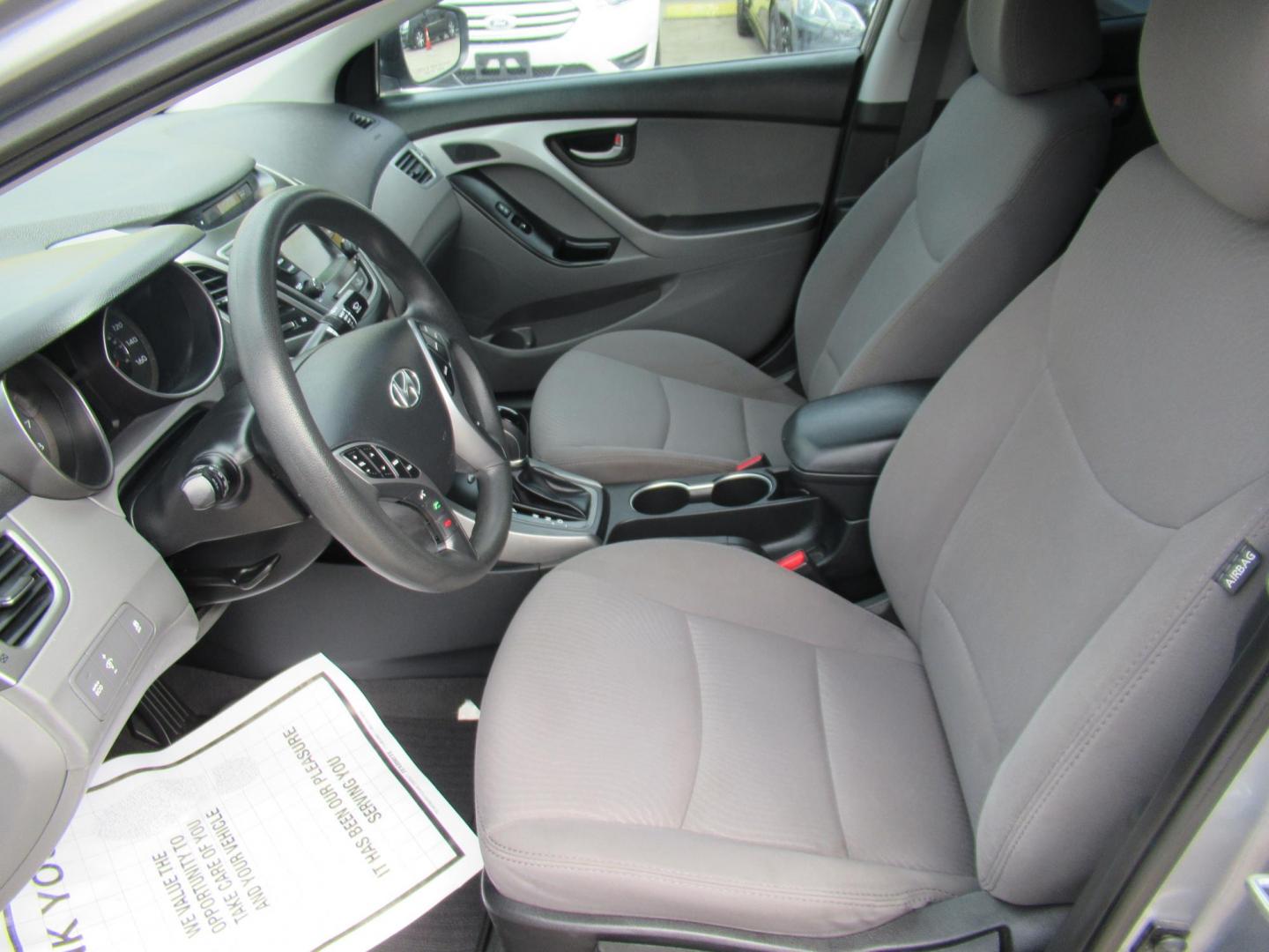 2016 BLUE /Gray Hyundai Elantra Limited (5NPDH4AE6GH) with an 1.8L L4 DOHC 16V engine, 6-Speed Automatic transmission, located at 1511 North Shepherd Dr., Houston, TX, 77008, (281) 657-1221, 29.798361, -95.412560 - 2016 Hyundai Elantra SE 135,085 mi VIN: 5NPDH4AE6GH703689 Original Window Sticker Vehicle Details Sedan 4 DR 1.8L I4 F DOHC 16V Gasoline Front wheel drive - Photo#1