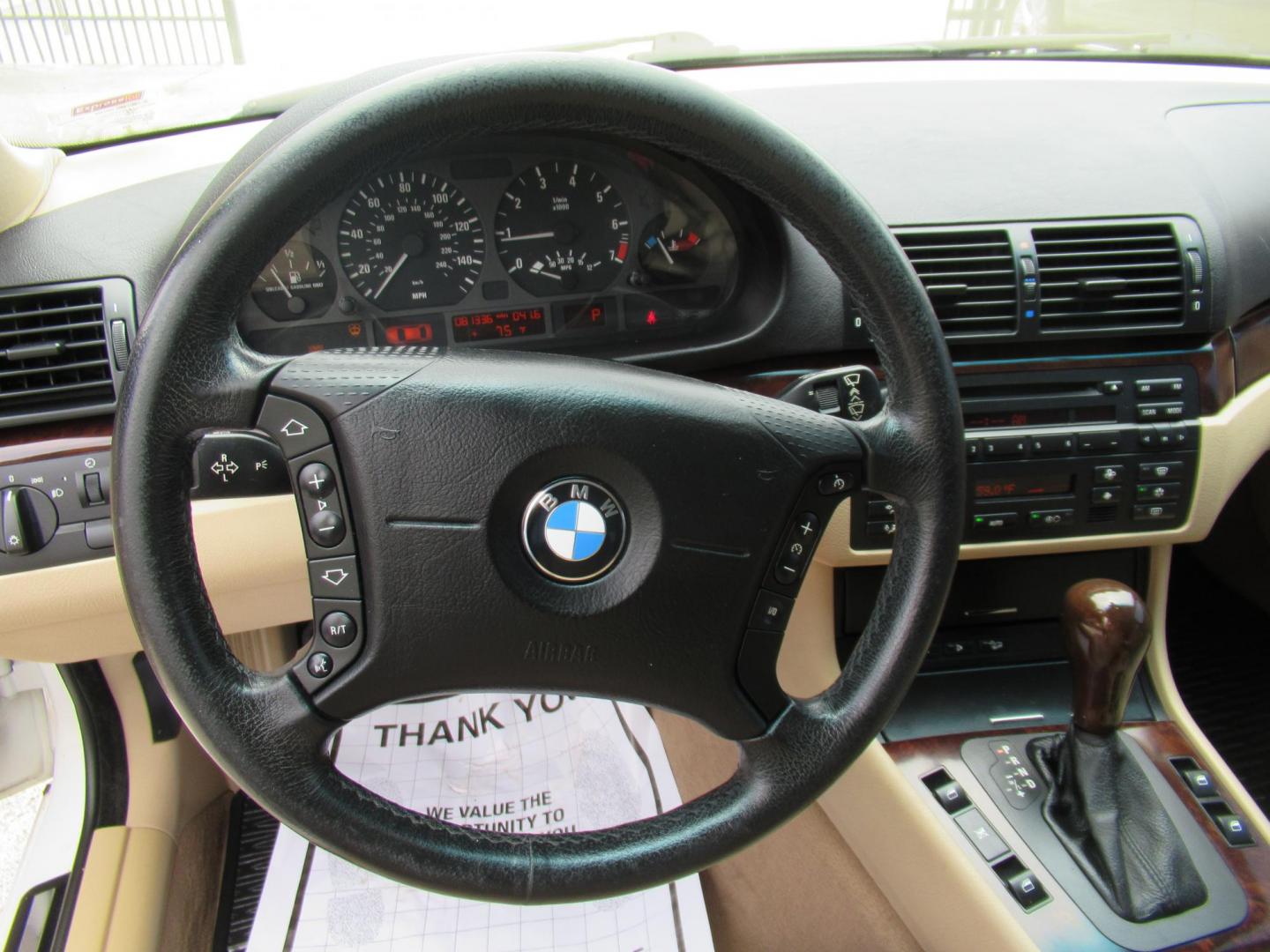 2004 White /Tan BMW 3-Series Sport Wagon 325xi (WBAEP33484P) with an 2.5L L6 DOHC 24V engine, located at 1511 North Shepherd Dr., Houston, TX, 77008, (281) 657-1221, 29.798361, -95.412560 - 2004 BMW 3 Series 325XI 81,305 mi VIN: WBAEP33484PF04486 Vehicle Details Wagon 4 DR 2.5L I6 F DOHC 24V Gasoline All wheel drive - Photo#2