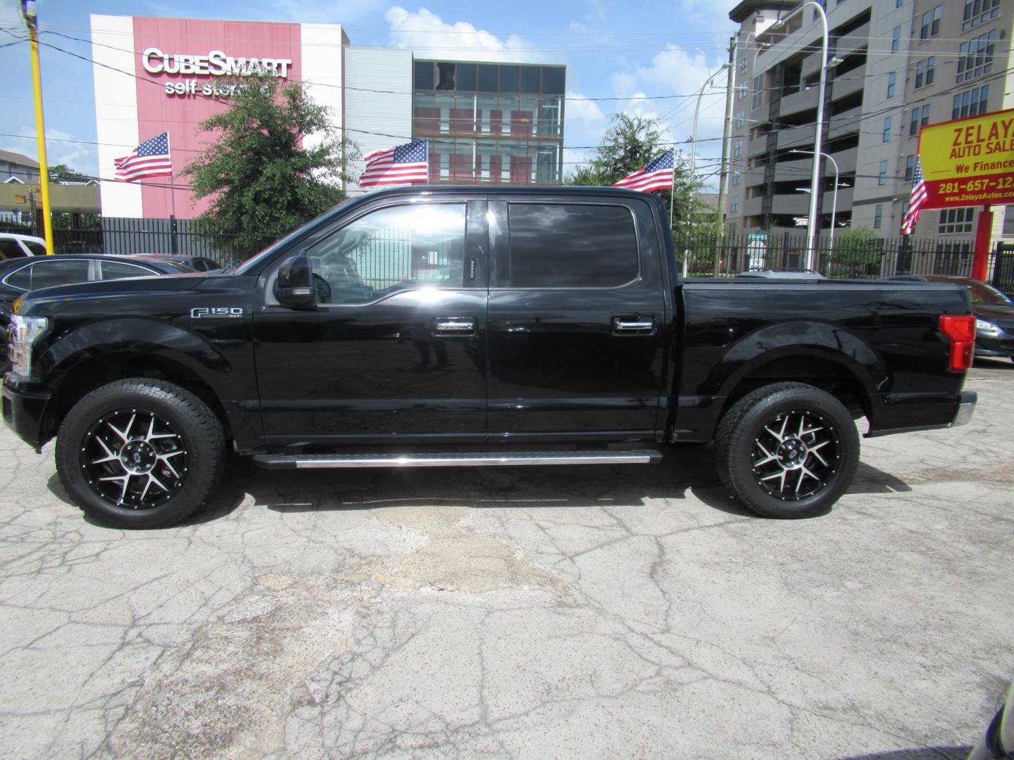 2018 Black /Gray Ford F-150 XLT SuperCrew 5.5-ft. Bed 2WD (1FTEW1CG1JK) with an 3.5L V6 TURBO engine, 6A transmission, located at 1511 North Shepherd Dr., Houston, TX, 77008, (281) 657-1221, 29.798361, -95.412560 - 2018 Ford F-150 XLT 129,418 mi VIN: 1FTEW1CG1JKF55757 Vehicle Details Crew Pickup 3.5L V6 F DOHC 24VGasoline Rear wheel drive- Photo#34