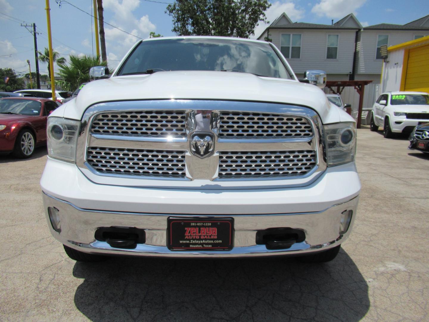 2015 White /Brown RAM 1500 Laramie Crew Cab SWB 4WD (1C6RR7NT9FS) with an 5.7L V8 OHV 16V engine, 6-Speed Automatic transmission, located at 1511 North Shepherd Dr., Houston, TX, 77008, (281) 657-1221, 29.798361, -95.412560 - 2015 Ram 1500 Laramie 145,729 miles VIN: 1C6RR7NT9FS513258 Vehicle Details Crew Pickup 5.7L V8 F OHV 16V Gasoline Rear wheel drive w/ 4X4- Photo#29