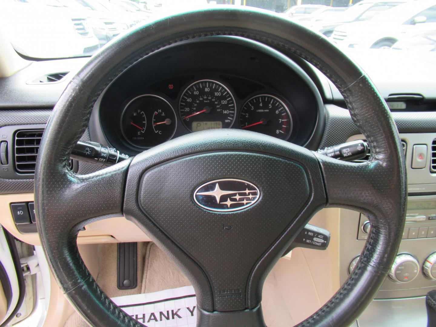 2008 White /TAN Subaru Forester 2.5XT Limited (JF1SG696X8H) with an 2.5L H4 DOHC 16V TURBO engine, 4A transmission, located at 1511 North Shepherd Dr., Houston, TX, 77008, (281) 657-1221, 29.798361, -95.412560 - 2008 Subaru Forester 2.5 XT Limited 189,484 miles VIN: JF1SG696X8H707687 Vehicle Details 4 Door Wagon/Sport Utility 2.5L H4 F DOHC 16V Gasoline All wheel drive- Photo#6