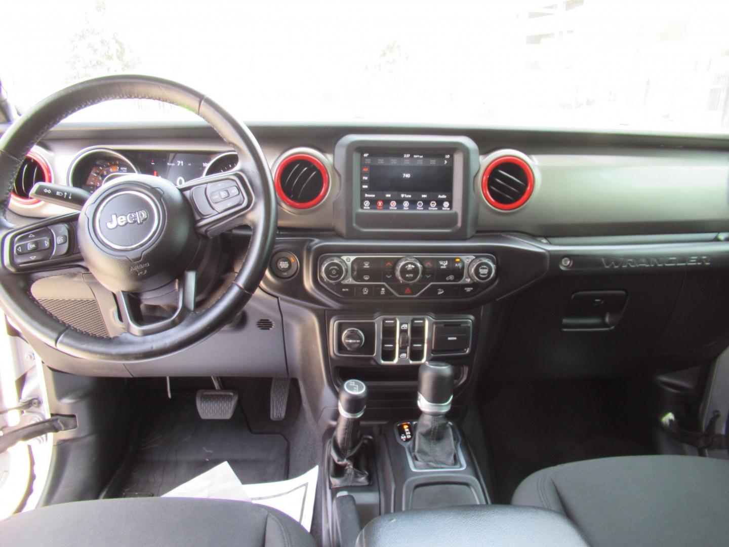 2020 Gray /Black Jeep Wrangler Unlimited Sport (1C4HJXDN7LW) with an 2.0L L4 DOHC 16V TURBO engine, 6A transmission, located at 1511 North Shepherd Dr., Houston, TX, 77008, (281) 657-1221, 29.798361, -95.412560 - 2020 Jeep Wrangler Unlimited Sport S 122,106 miles VIN: 1C4HJXDN7LW282475 Vehicle Details 4 Door Wagon/Sport Utility 2.0L I4 F DOHC 16V Gasoline Rear wheel drive w/ 4X4- Photo#11