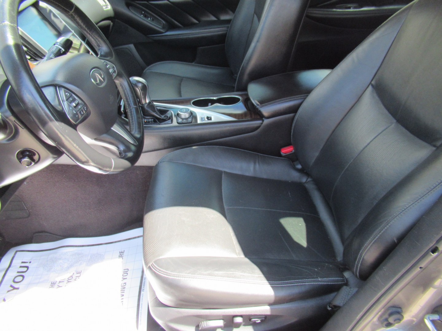 2015 Gray /Black Infiniti Q50 Premium (JN1BV7AP1FM) with an 3.7L V6 DOHC 24V HYBRID engine, 7A transmission, located at 1511 North Shepherd Dr., Houston, TX, 77008, (281) 657-1221, 29.798361, -95.412560 - 2015 Infiniti Q50 Premium 141,122 miles VIN: JN1BV7AP1FM346822 Vehicle Details Sedan 4 DR 3.7L V6 F DOHC 24V Gasoline Rear wheel drive- Photo#1