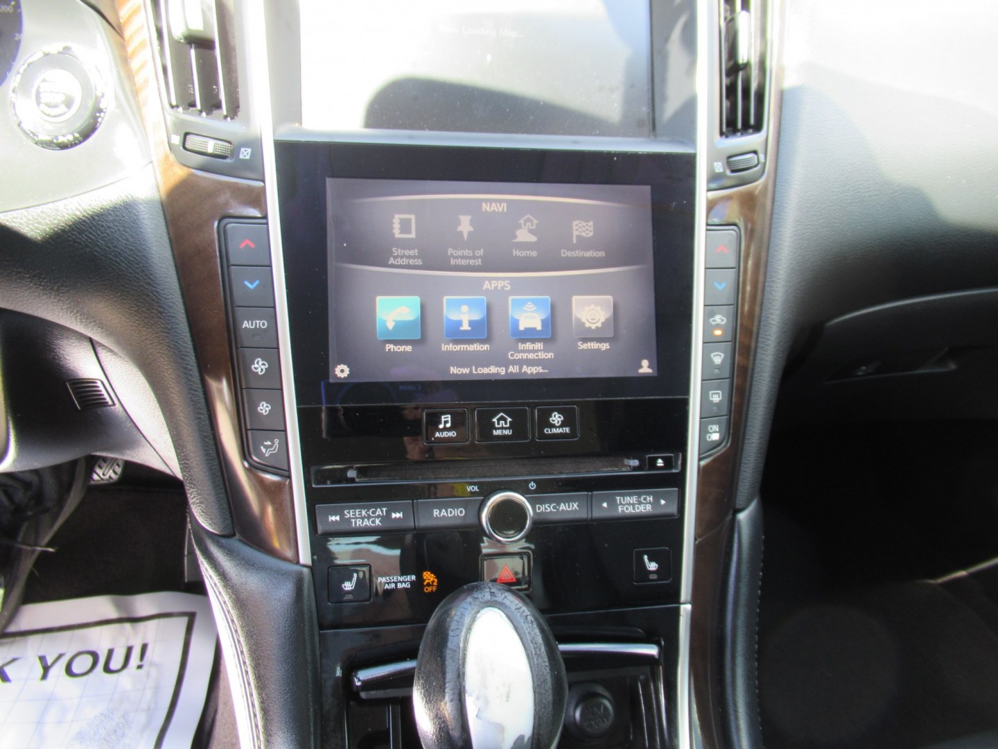 2015 Gray /Black Infiniti Q50 Premium (JN1BV7AP1FM) with an 3.7L V6 DOHC 24V HYBRID engine, 7A transmission, located at 1511 North Shepherd Dr., Houston, TX, 77008, (281) 657-1221, 29.798361, -95.412560 - 2015 Infiniti Q50 Premium 141,122 miles VIN: JN1BV7AP1FM346822 Vehicle Details Sedan 4 DR 3.7L V6 F DOHC 24V Gasoline Rear wheel drive- Photo#6