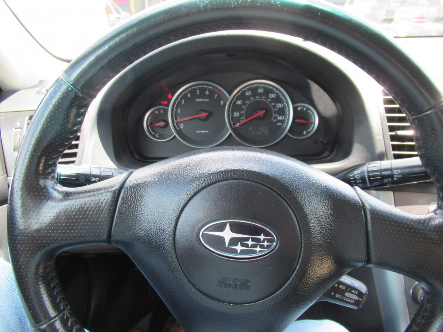 2006 Silver /Black Subaru Outback 2.5i Limited Wagon (4S4BP62C166) with an 2.5L H4 SOHC 16V engine, 4A OD transmission, located at 1511 North Shepherd Dr., Houston, TX, 77008, (281) 657-1221, 29.798361, -95.412560 - 2006 Subaru Outback 2.5I Limited 218,975 miles VIN: 4S4BP62C166358076 Vehicle Details Wagon 4 DR 2.5L H4 F SOHC 16V Gasoline All wheel drive- Photo#2
