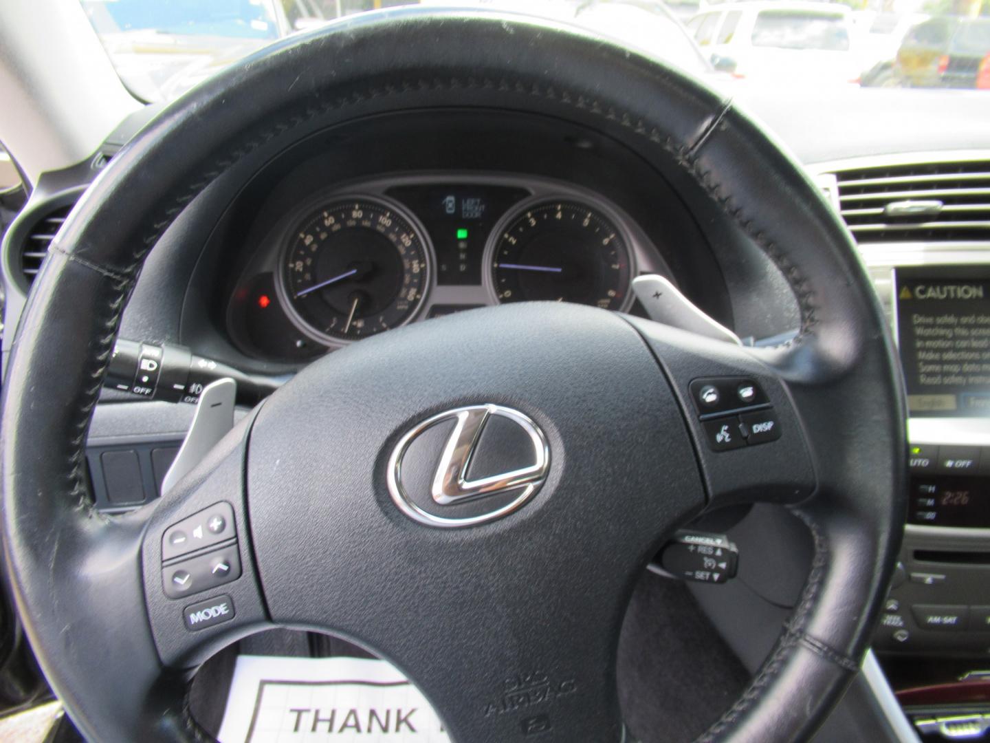2006 Black /Black Lexus IS IS 350 (JTHBE262662) with an 3.5L V6 24V DOHC engine, 6A OD transmission, located at 1511 North Shepherd Dr., Houston, TX, 77008, (281) 657-1221, 29.798361, -95.412560 - 2006 Lexus IS 350 142,324 miles VIN: JTHBE262662002751 Vehicle Details Sedan 4 DR 3.5L V6 F 24V Gasoline Rear wheel drive- Photo#4