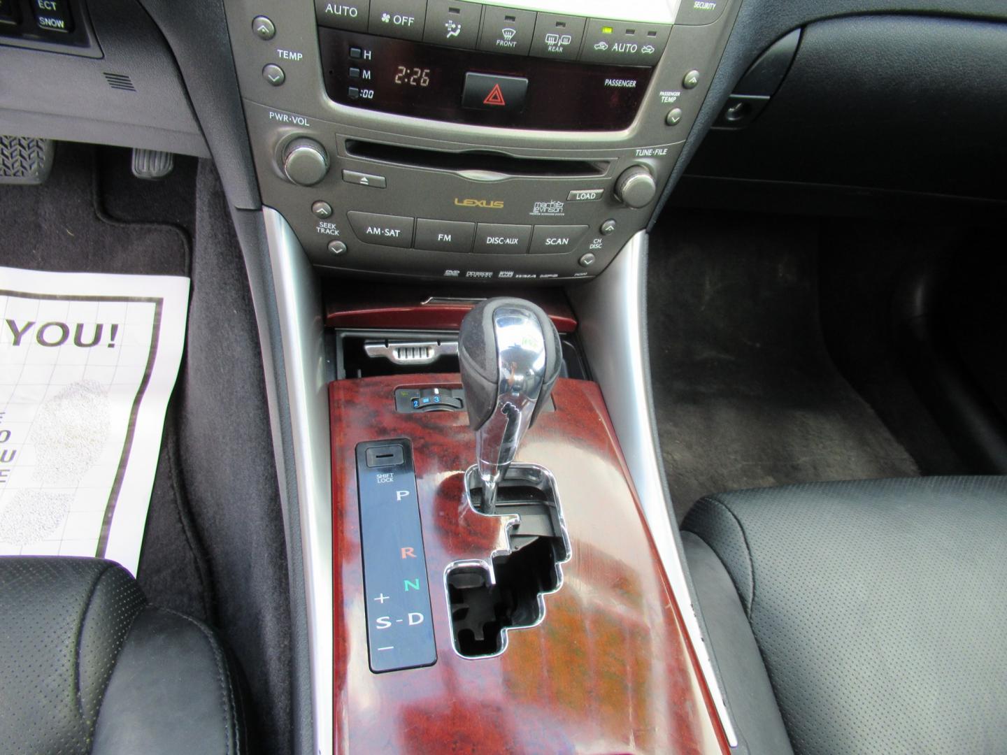 2006 Black /Black Lexus IS IS 350 (JTHBE262662) with an 3.5L V6 24V DOHC engine, 6A OD transmission, located at 1511 North Shepherd Dr., Houston, TX, 77008, (281) 657-1221, 29.798361, -95.412560 - 2006 Lexus IS 350 142,324 miles VIN: JTHBE262662002751 Vehicle Details Sedan 4 DR 3.5L V6 F 24V Gasoline Rear wheel drive- Photo#6