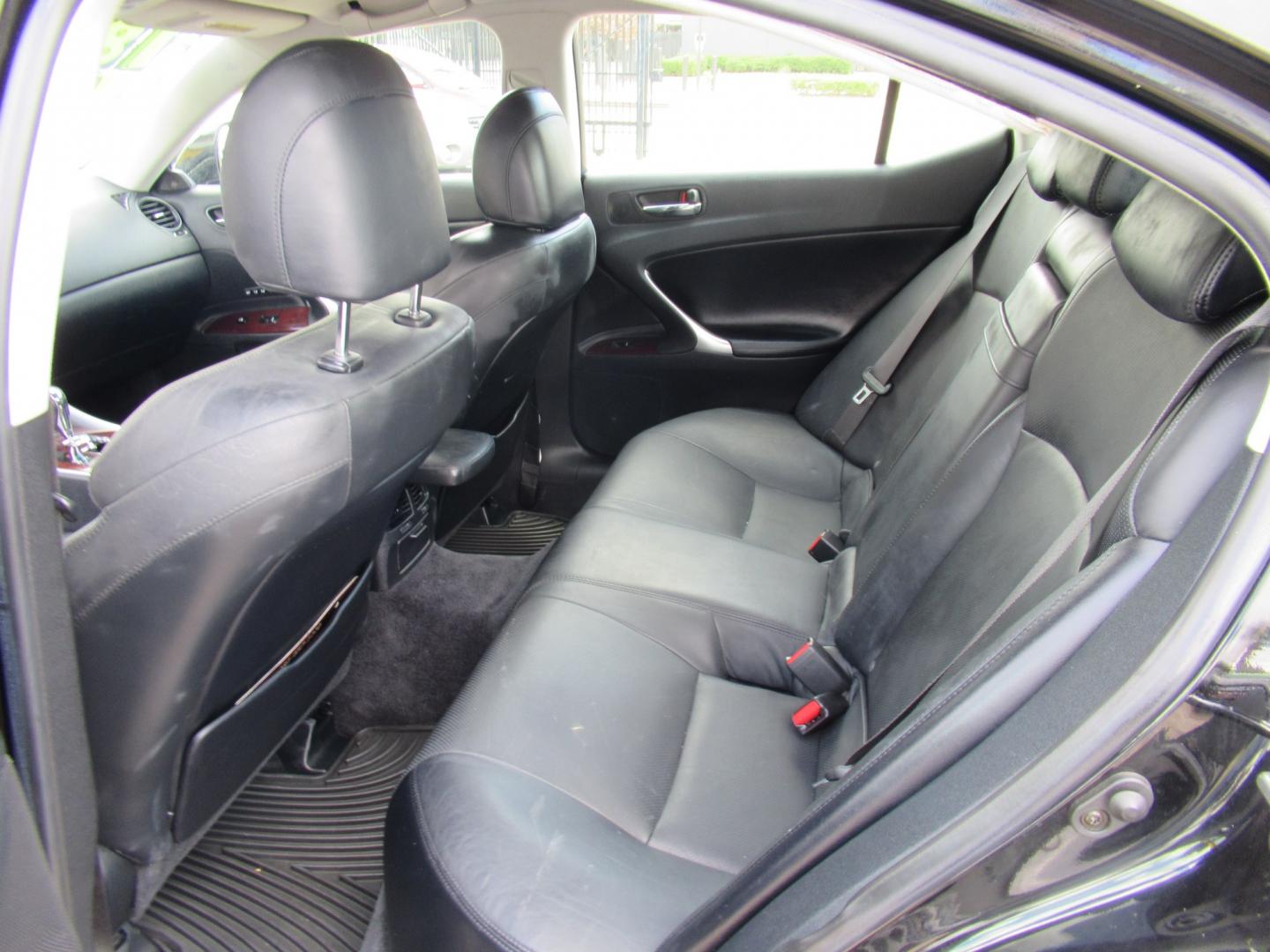 2006 Black /Black Lexus IS IS 350 (JTHBE262662) with an 3.5L V6 24V DOHC engine, 6A OD transmission, located at 1511 North Shepherd Dr., Houston, TX, 77008, (281) 657-1221, 29.798361, -95.412560 - 2006 Lexus IS 350 142,324 miles VIN: JTHBE262662002751 Vehicle Details Sedan 4 DR 3.5L V6 F 24V Gasoline Rear wheel drive- Photo#7
