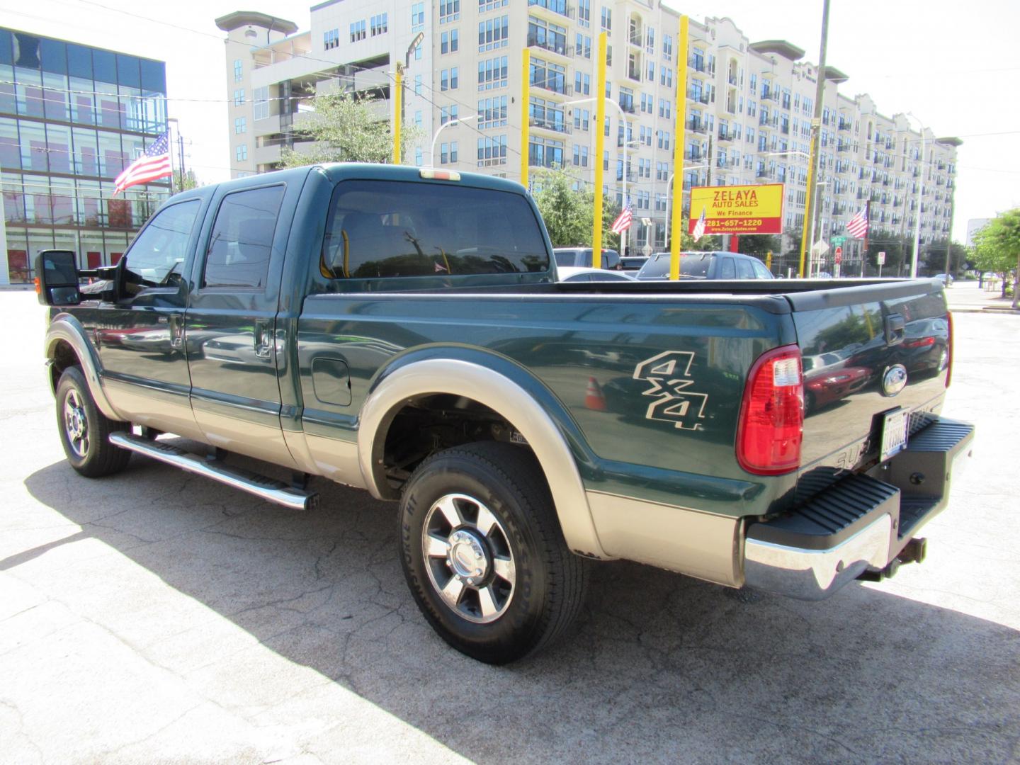 2012 Green /Tan Ford F-250 SD King Ranch Crew Cab 4WD (1FT7W2B62CE) with an 6.2L V8 OHV 16V engine, 6-Speed Automatic transmission, located at 1511 North Shepherd Dr., Houston, TX, 77008, (281) 657-1221, 29.798361, -95.412560 - 2012 Ford F-250 Super Duty Lariat 202,134 miles VIN: 1FT7W2B62CEA02897 Details Crew Pickup 6.2L V8 F SOHC 16V Gasoline Rear wheel drive w/ 4X4- Photo#18