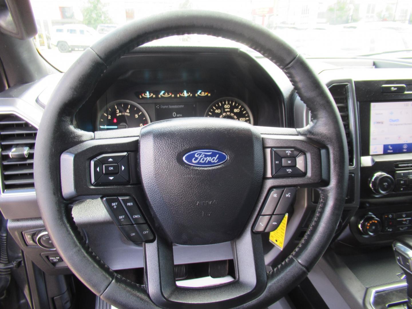 2020 Gray /Black Ford F-150 King-Ranch SuperCrew 5.5-ft. 2WD (1FTEW1CP8LK) with an 2.7L V6 DOHC 24V engine, 6A transmission, located at 1511 North Shepherd Dr., Houston, TX, 77008, (281) 657-1221, 29.798361, -95.412560 - 2020 Ford F-150 XLT VIN: 1FTEW1CP8LKE93535 Vehicle Details Crew Pickup 2.7L V6 F DOHC 24V Gasoline Rear wheel drive- Photo#10