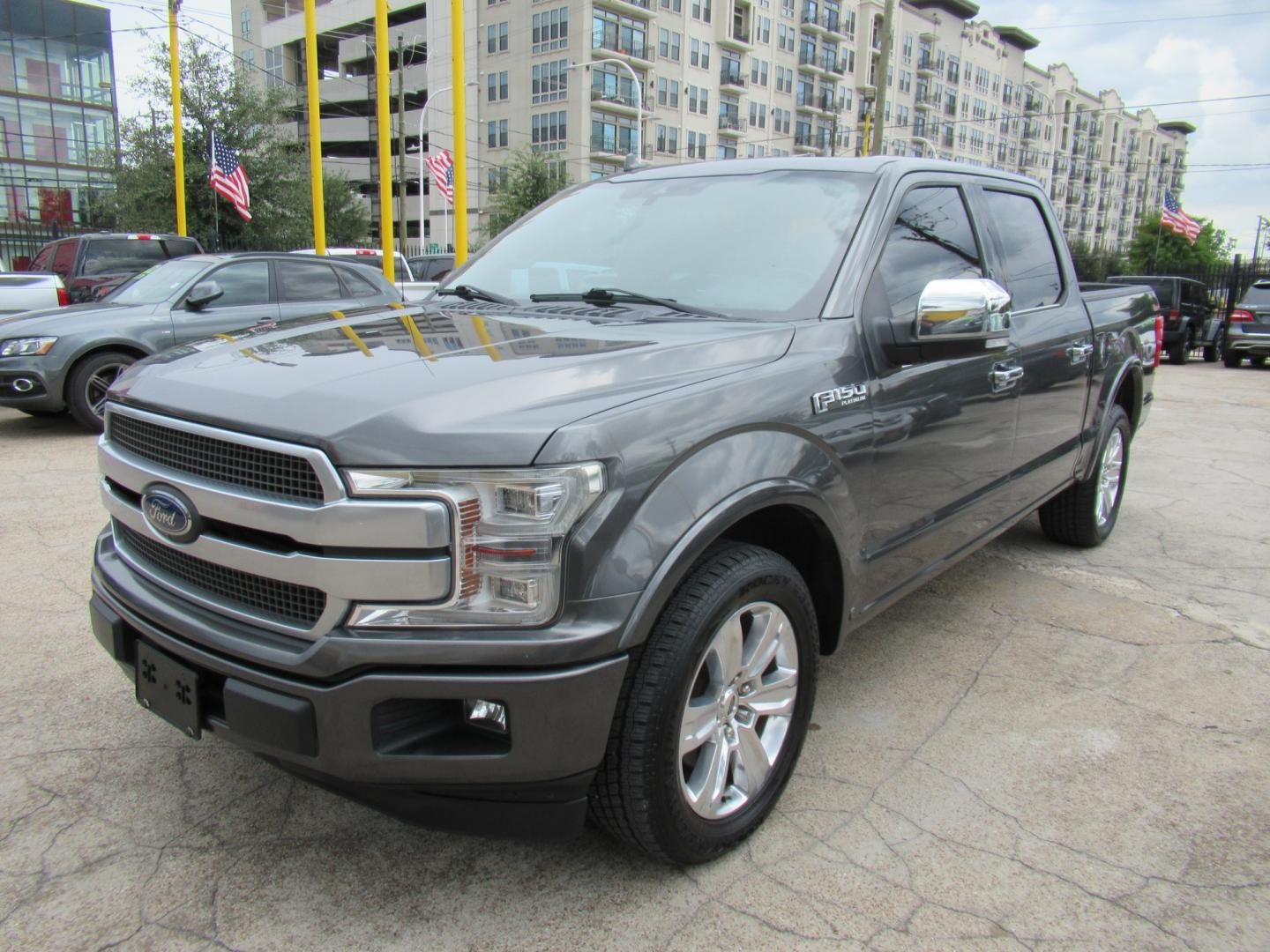 2019 Gray /Black Ford F-150 XLT SuperCrew 5.5-ft. Bed 2WD (1FTEW1C40KF) with an 3.5L V6 TURBO engine, 6A transmission, located at 1511 North Shepherd Dr., Houston, TX, 77008, (281) 657-1221, 29.798361, -95.412560 - 2019 Ford F-150 Platinum VIN: 1FTEW1C40KFC31635 Vehicle Details Crew Pickup 3.5L V6 F DOHC 24V Gasoline Rear wheel drive- Photo#49