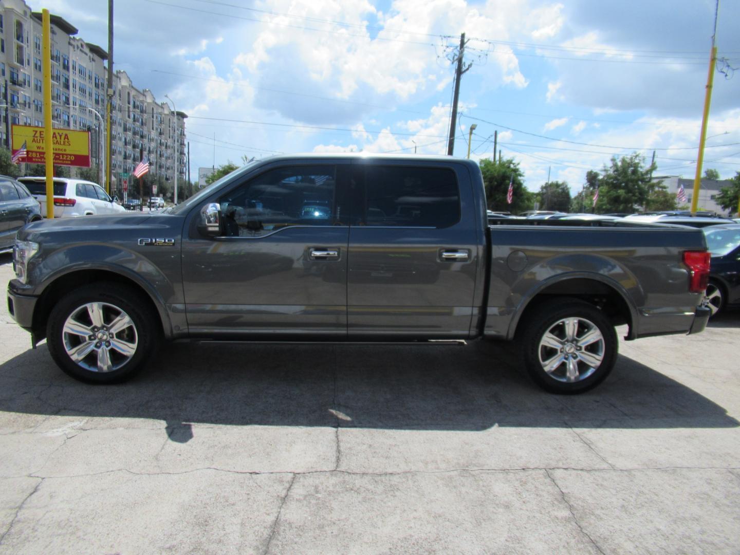 2019 Gray /Black Ford F-150 XLT SuperCrew 5.5-ft. Bed 2WD (1FTEW1C40KF) with an 3.5L V6 TURBO engine, 6A transmission, located at 1511 North Shepherd Dr., Houston, TX, 77008, (281) 657-1221, 29.798361, -95.412560 - 2019 Ford F-150 Platinum VIN: 1FTEW1C40KFC31635 Vehicle Details Crew Pickup 3.5L V6 F DOHC 24V Gasoline Rear wheel drive- Photo#57