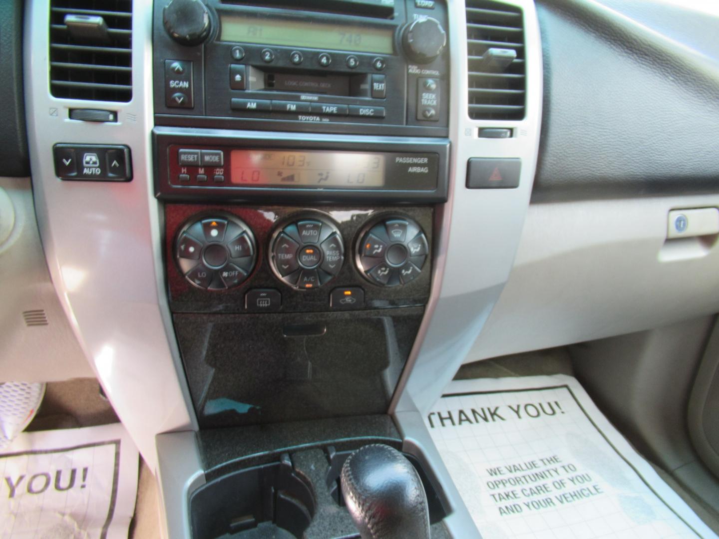 2005 Gold /Tan Toyota 4Runner Limited V6 2WD (JTEZU17R458) with an 4.0L V6 DOHC 24V engine, 5A OD transmission, located at 1511 North Shepherd Dr., Houston, TX, 77008, (281) 657-1221, 29.798361, -95.412560 - 2005 Toyota 4Runner Limited VIN: JTEZU17R458034212 Vehicle Details 4 Door Wagon/Sport Utility 4.0L V6 F DOHC 24V Gasoline Rear wheel drive- Photo#3